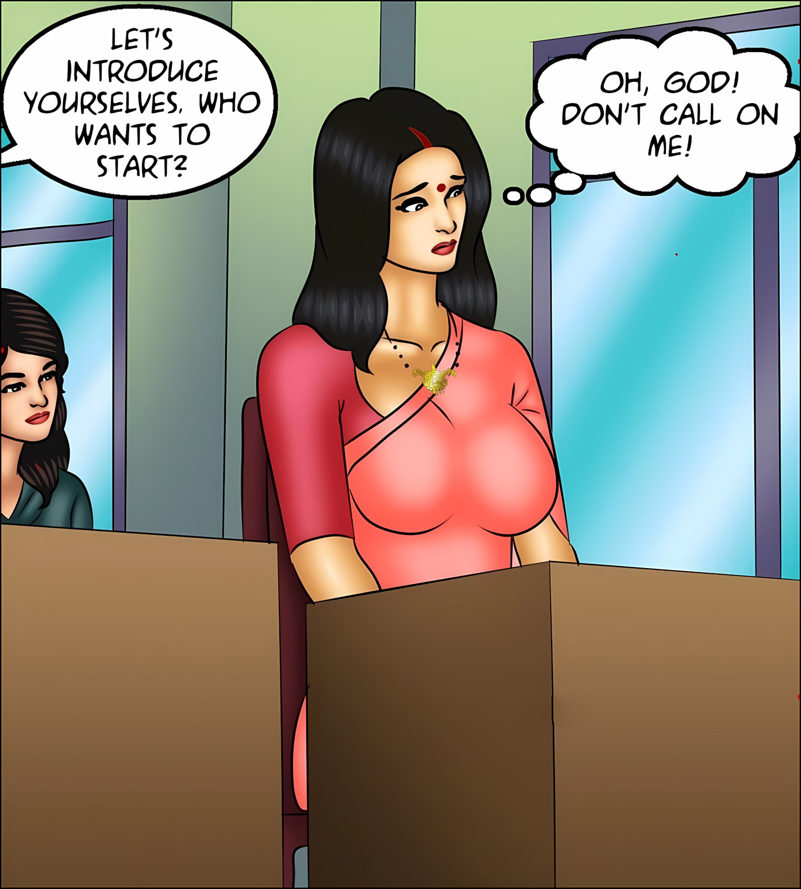 Savita Bhabhi 131-140 [Kirtu], Savita Bhabhi 137 - Back to College, page 44 of 142