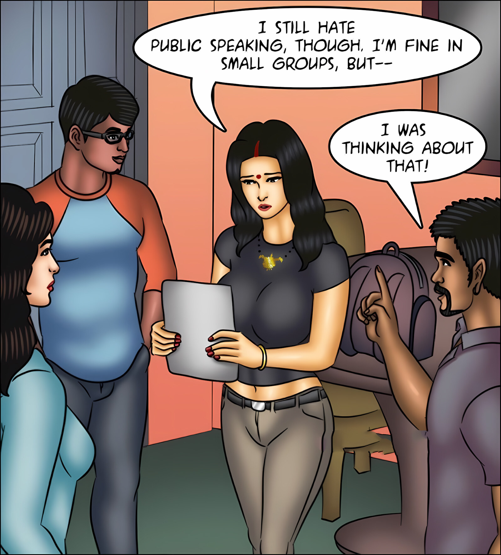Savita Bhabhi 131-140 [Kirtu], Savita Bhabhi 137 - Back to College, page 86 of 142