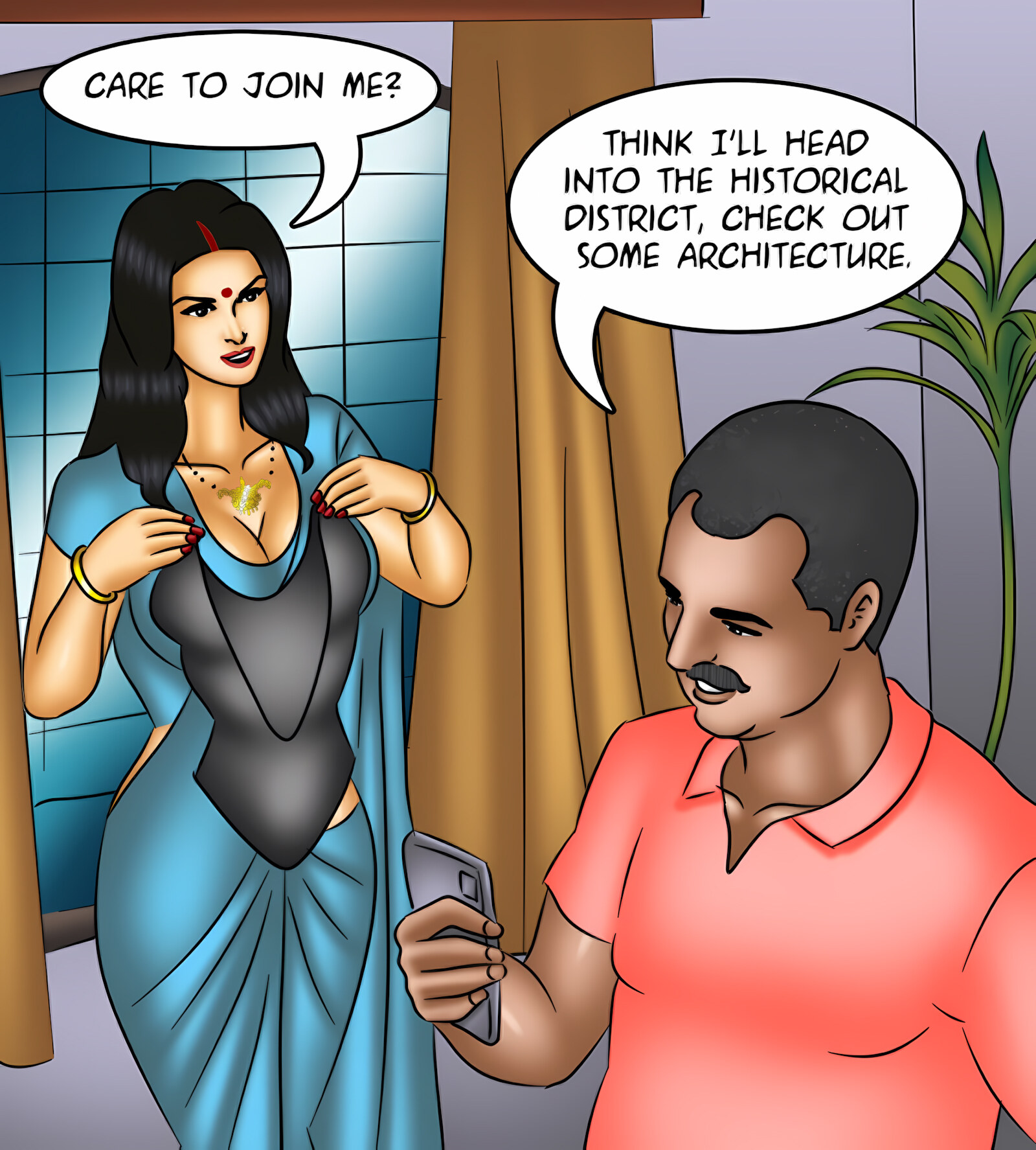 Savita Bhabhi 131-140 [Kirtu], Savita Bhabhi 136 - Choco-Holic, page 19 of 142