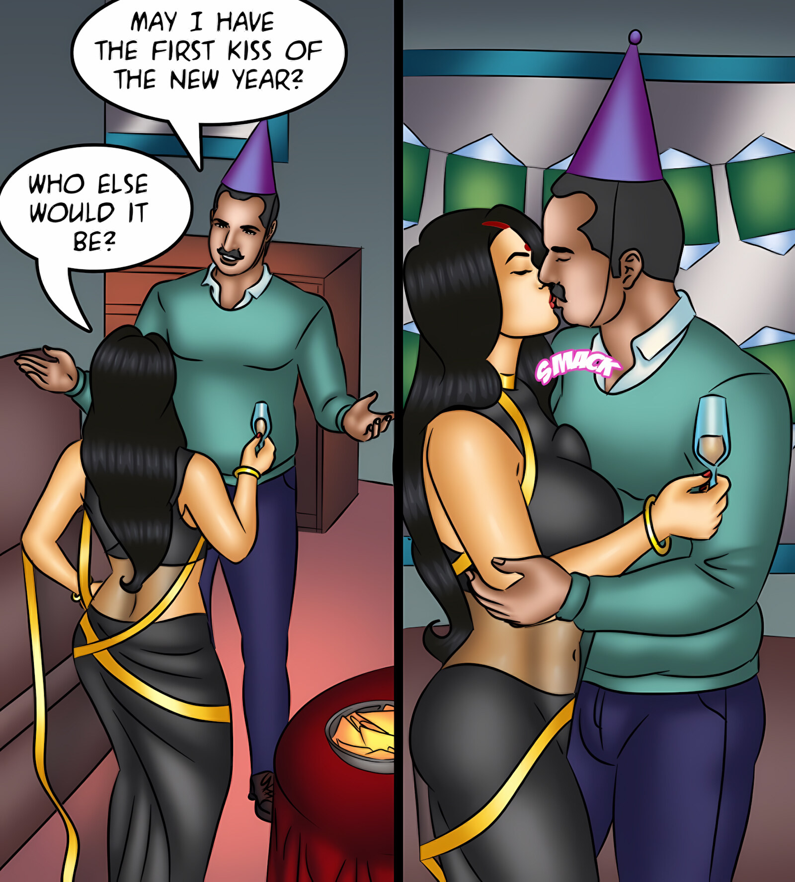 Savita Bhabhi 131-140 [Kirtu], Savita Bhabhi 135 - New Year's Resolution, page 11 of 142