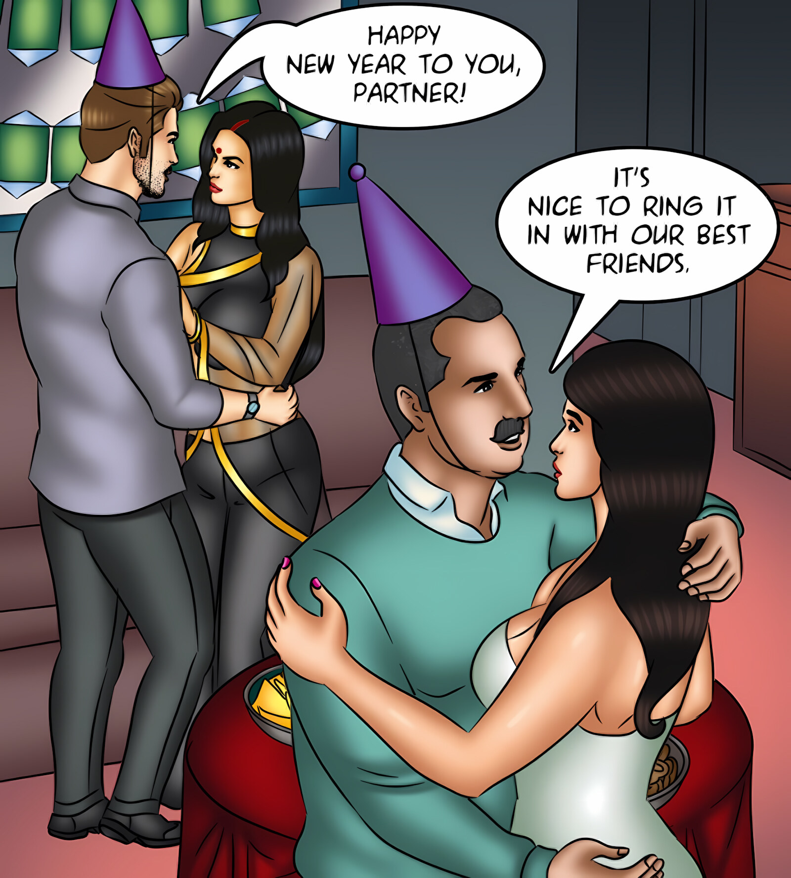 Savita Bhabhi 131-140 [Kirtu], Savita Bhabhi 135 - New Year's Resolution, page 17 of 142