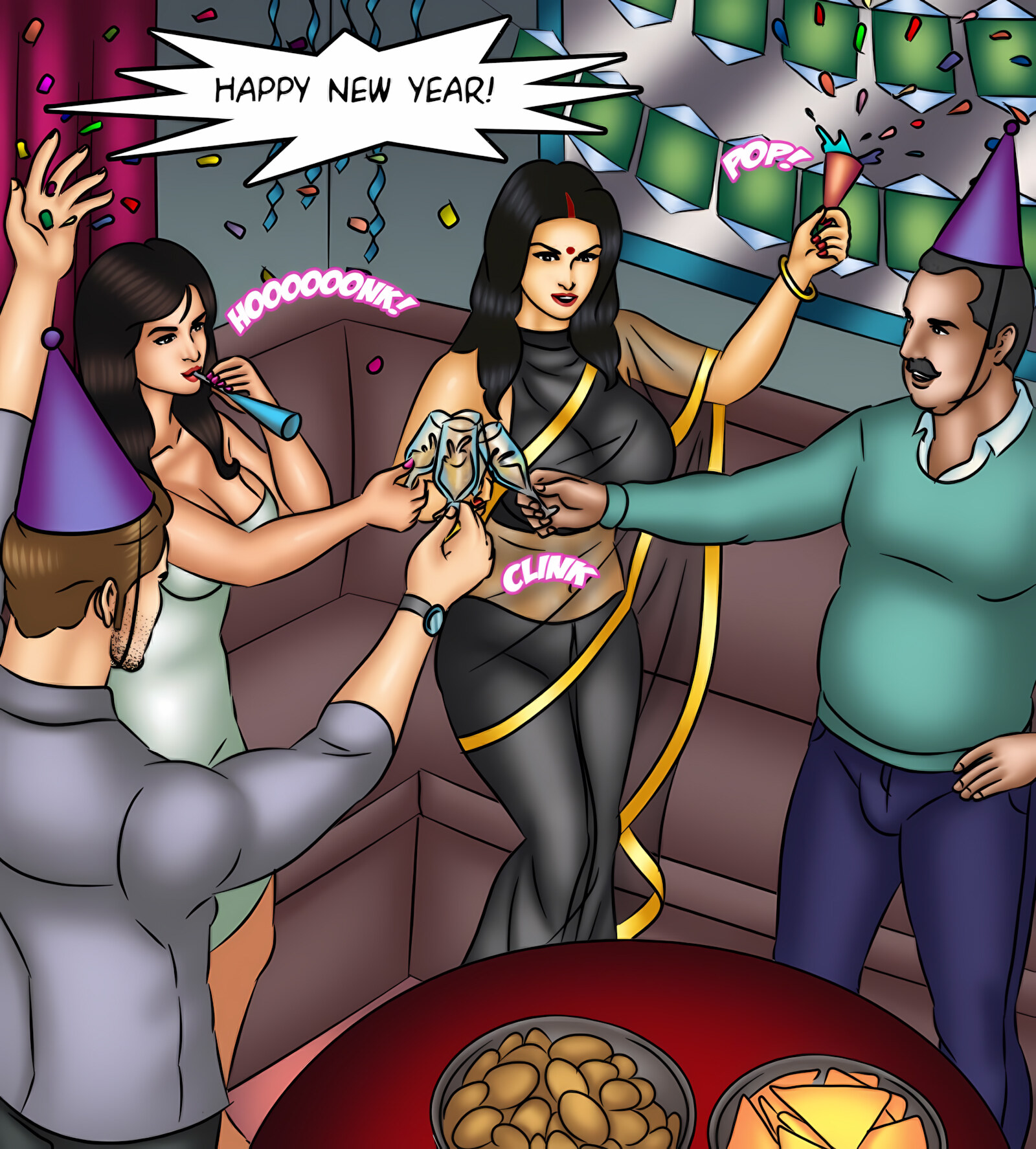 Savita Bhabhi 131-140 [Kirtu], Savita Bhabhi 135 - New Year's Resolution, page 10 of 142