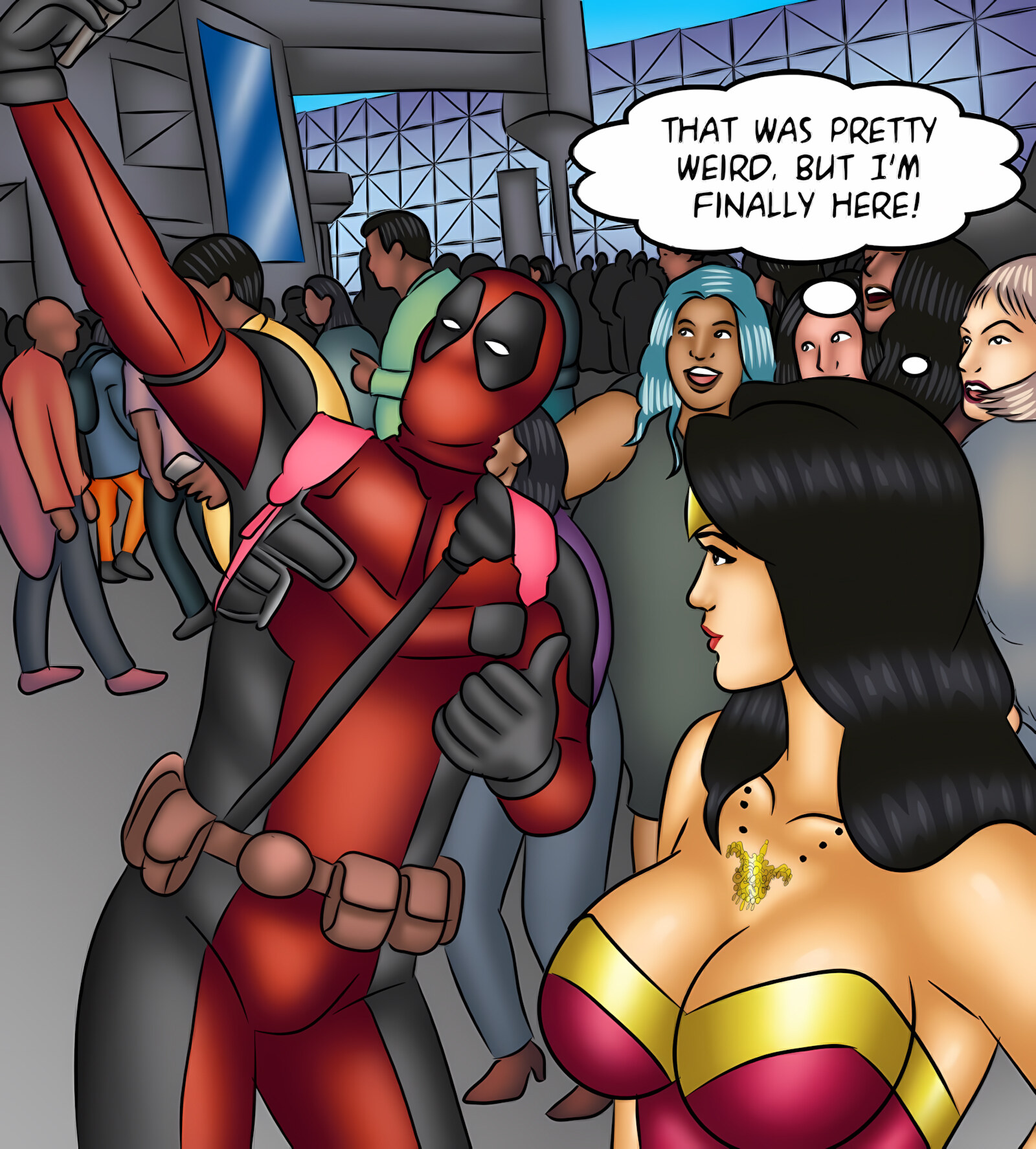 Savita Bhabhi 131-140 [Kirtu], Savita Bhabhi 133 - Comic-Con Quest, page 63 of 142