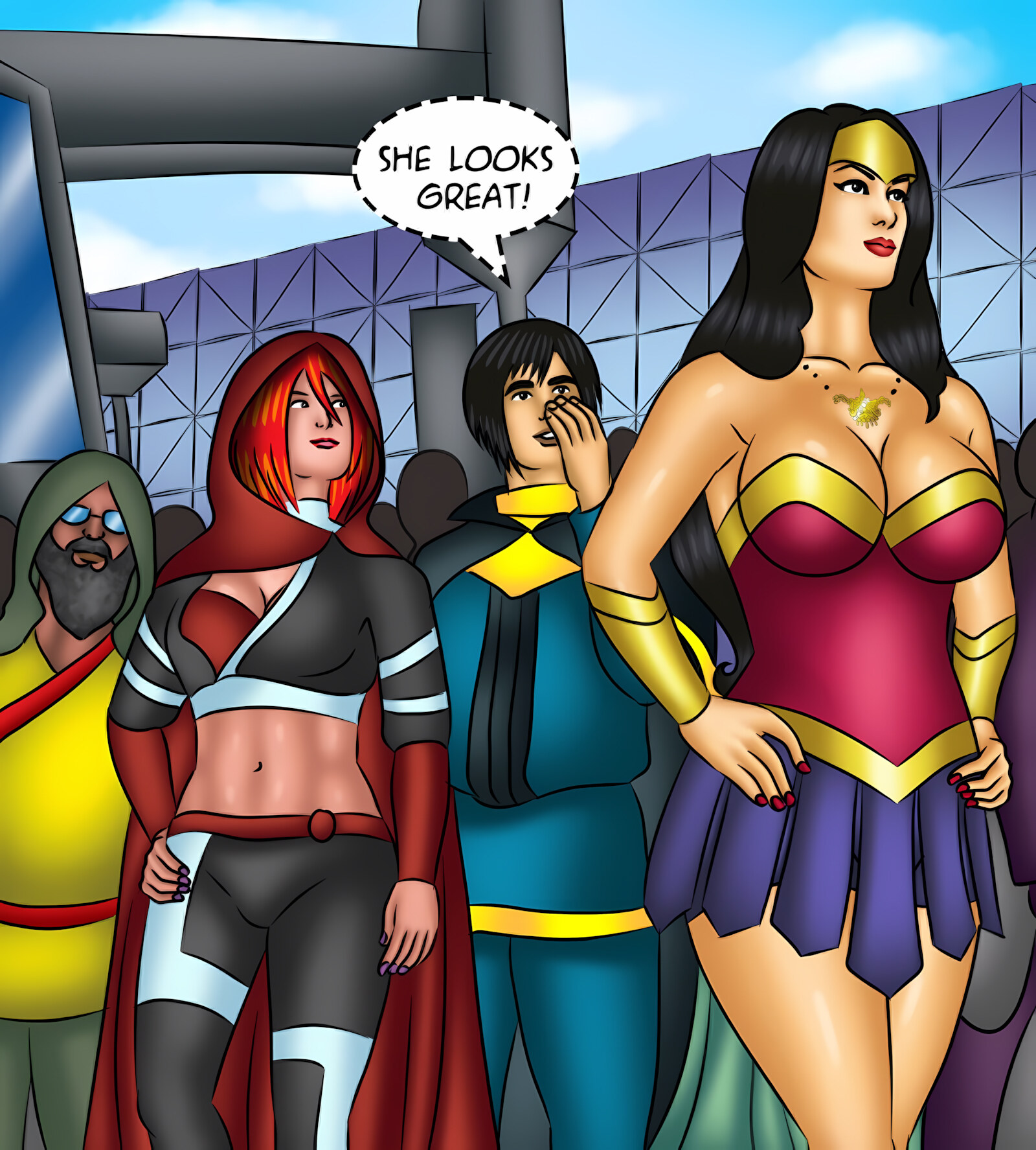 Savita Bhabhi 131-140 [Kirtu], Savita Bhabhi 133 - Comic-Con Quest, page 64 of 142