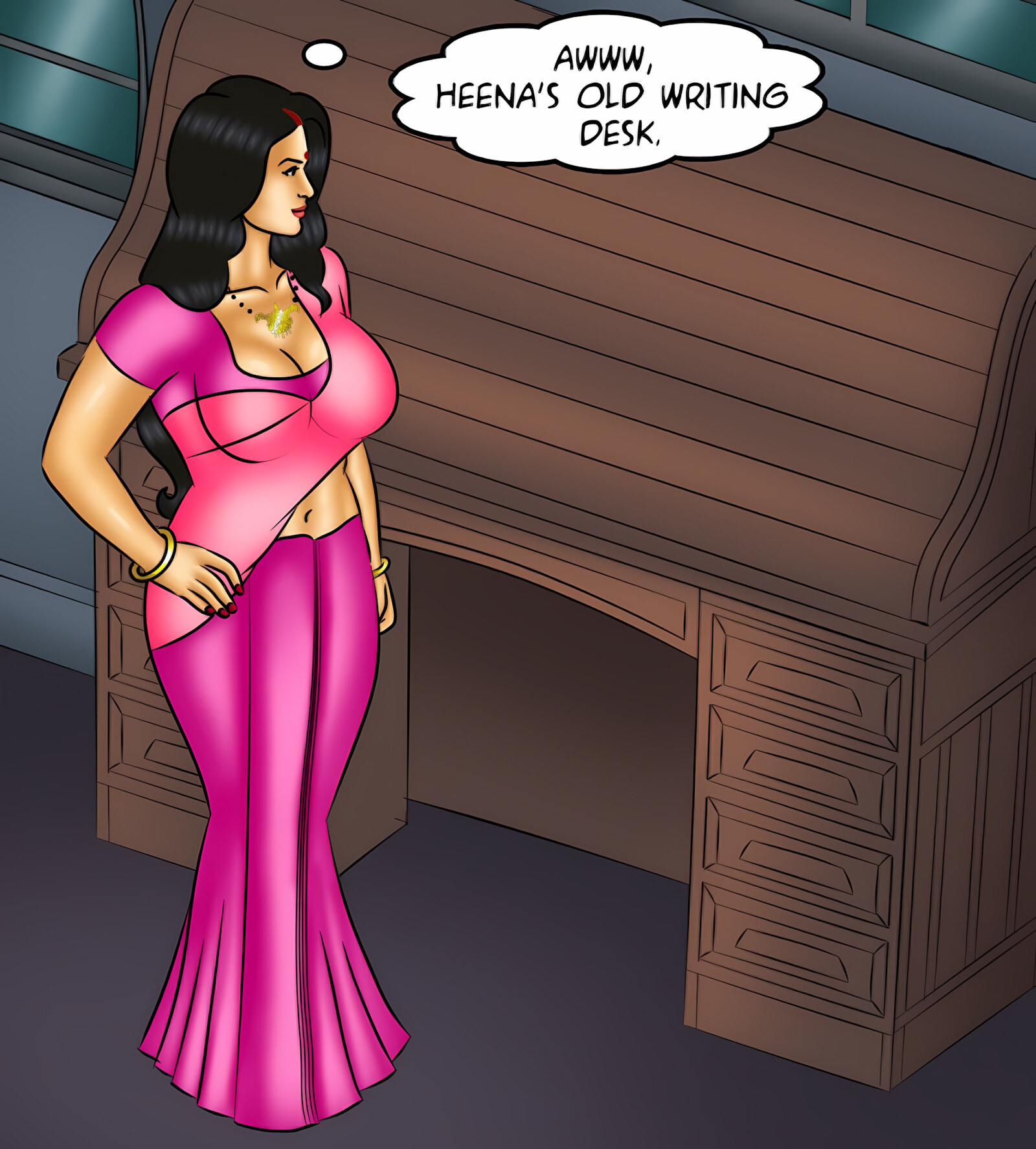 Savita Bhabhi 131-140 [Kirtu], Savita Bhabhi 132 - A Ghost Story, page 140 of 143