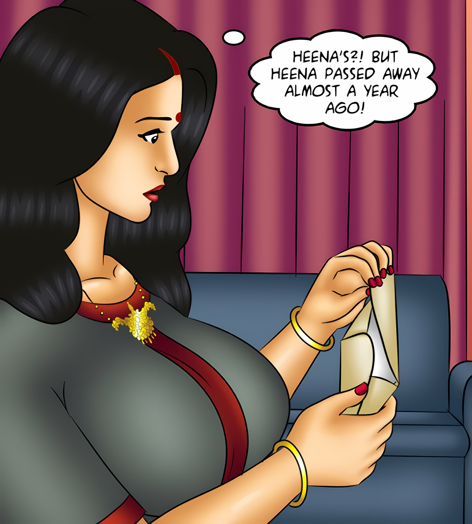 Savita Bhabhi 131-140 [Kirtu], Savita Bhabhi 132 - A Ghost Story, page 32 of 143