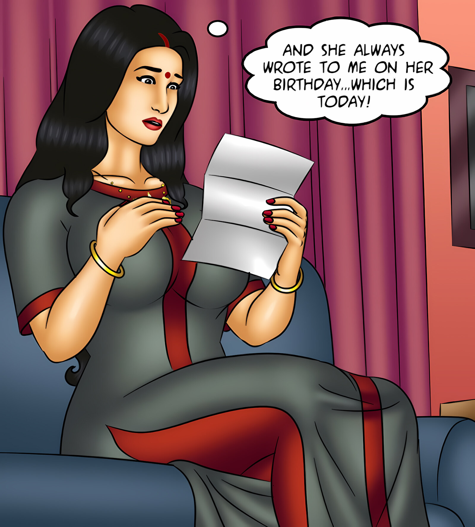 Savita Bhabhi 131-140 [Kirtu], Savita Bhabhi 132 - A Ghost Story, page 33 of 143