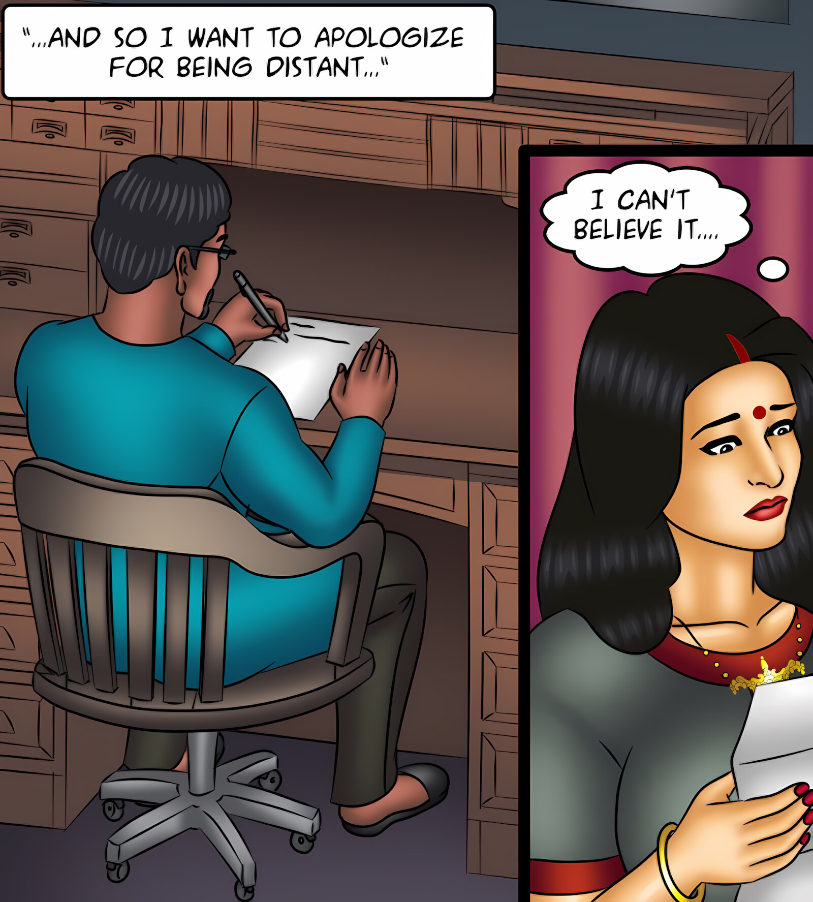 Savita Bhabhi 131-140 [Kirtu], Savita Bhabhi 132 - A Ghost Story, page 34 of 143