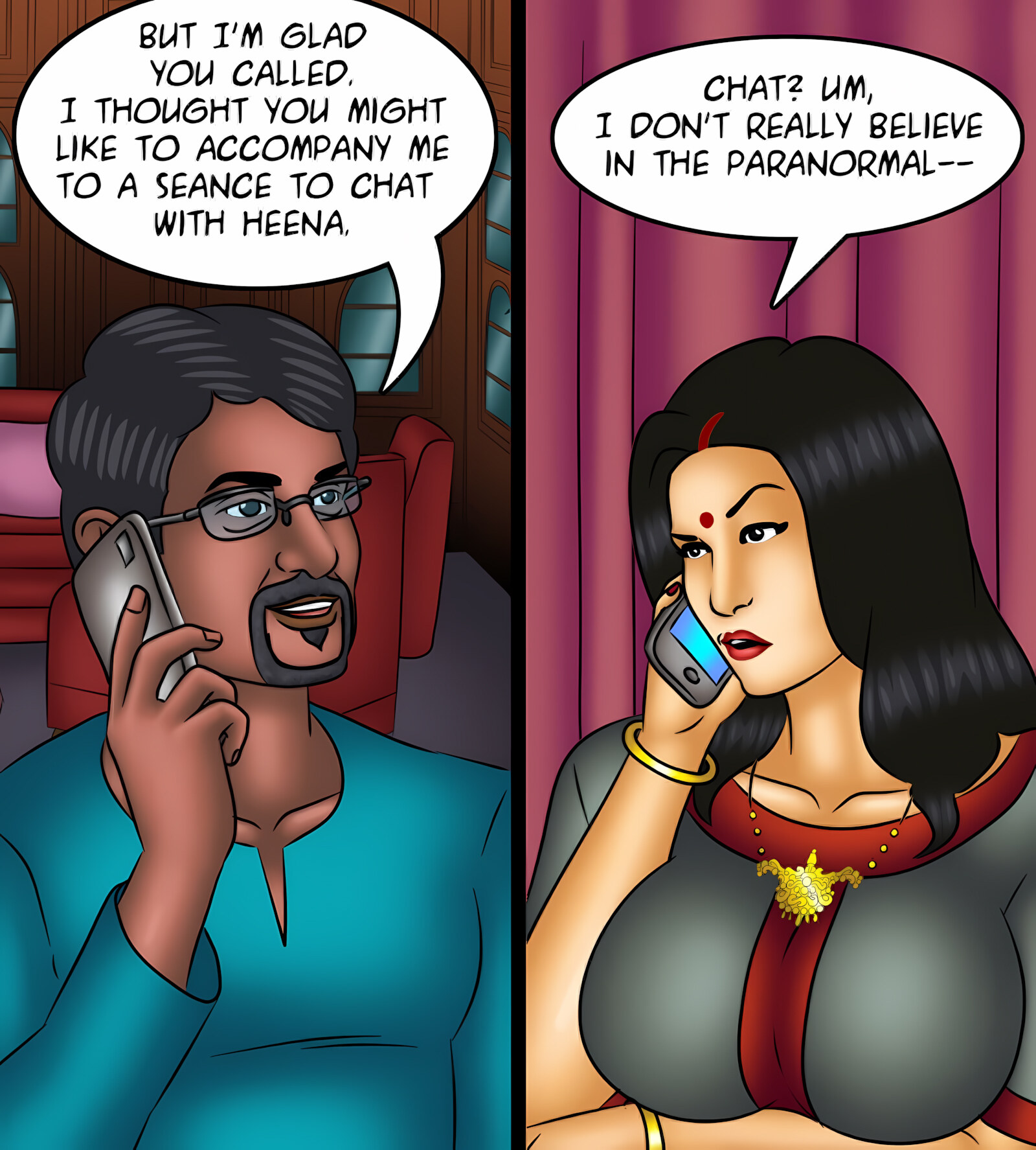 Savita Bhabhi 131-140 [Kirtu], Savita Bhabhi 132 - A Ghost Story, page 40 of 143