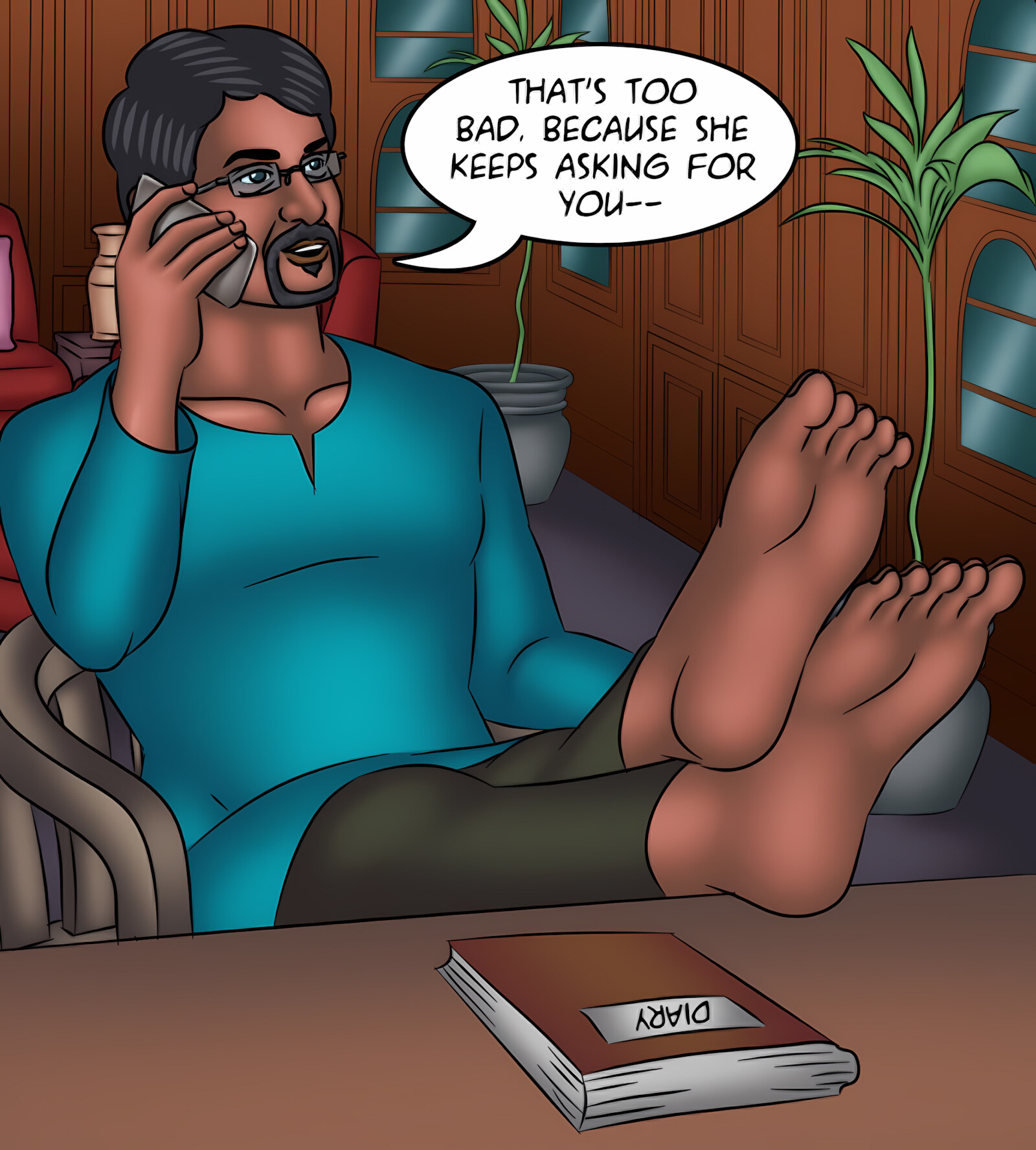 Savita Bhabhi 131-140 [Kirtu], Savita Bhabhi 132 - A Ghost Story, page 41 of 143