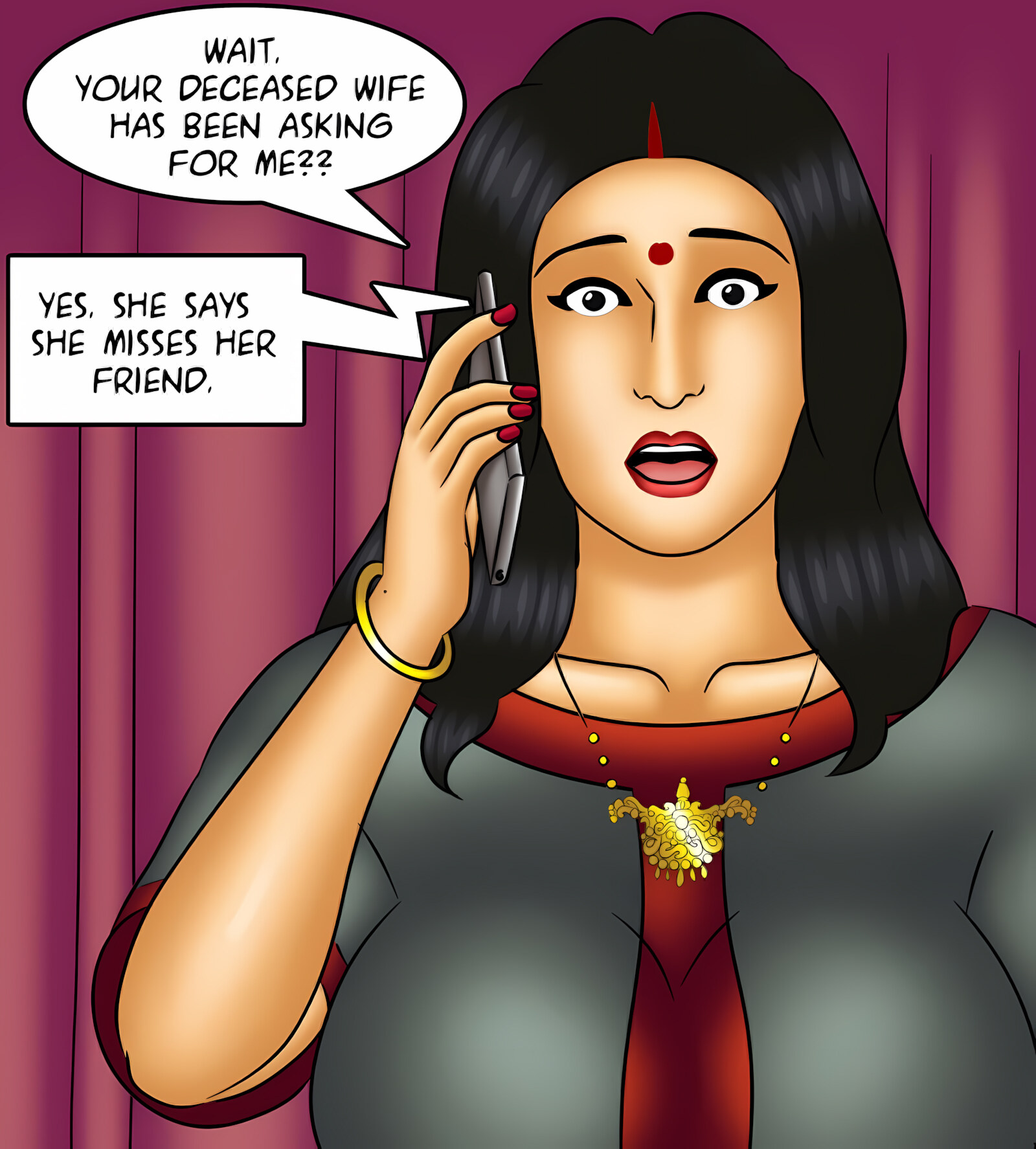 Savita Bhabhi 131-140 [Kirtu], Savita Bhabhi 132 - A Ghost Story, page 42 of 143