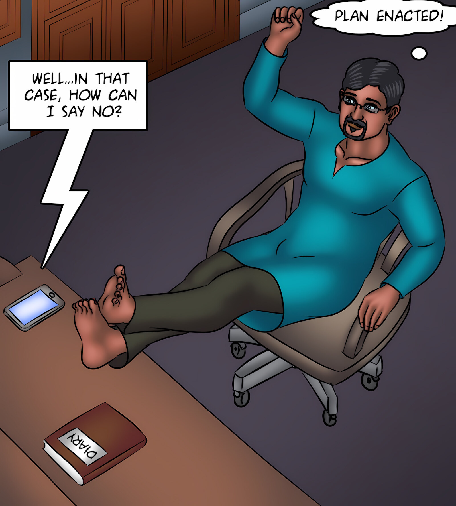 Savita Bhabhi 131-140 [Kirtu], Savita Bhabhi 132 - A Ghost Story, page 43 of 143