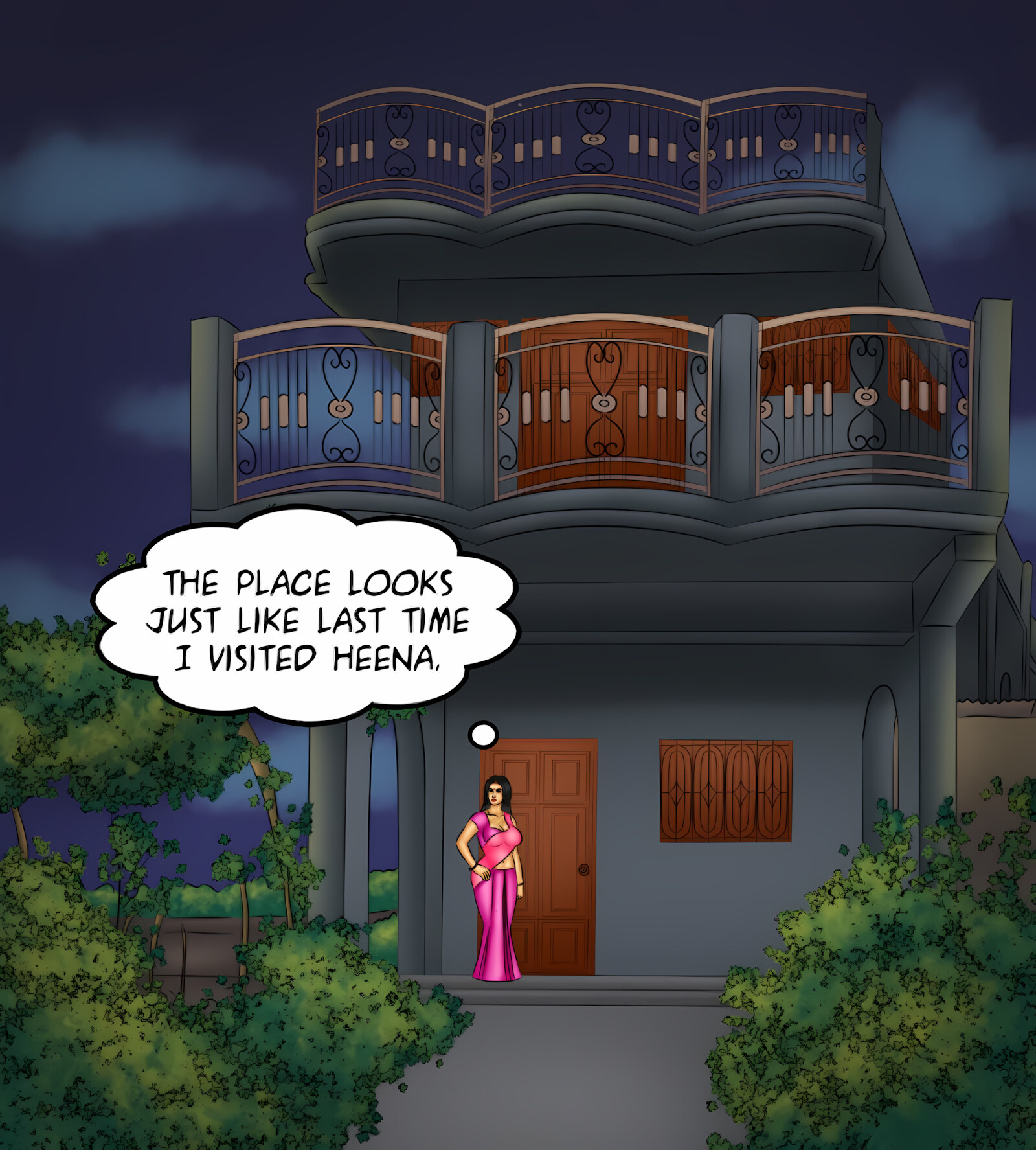 Savita Bhabhi 131-140 [Kirtu], Savita Bhabhi 132 - A Ghost Story, page 74 of 143