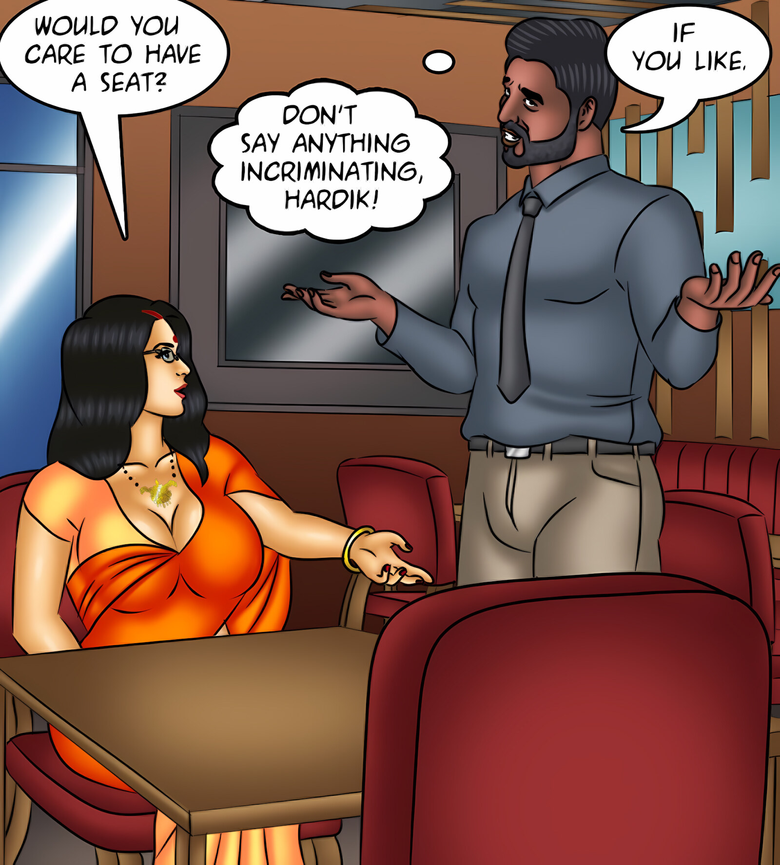 Savita Bhabhi 131-140 [Kirtu], Savita Bhabhi 131 - Know Your Enemy, page 45 of 143
