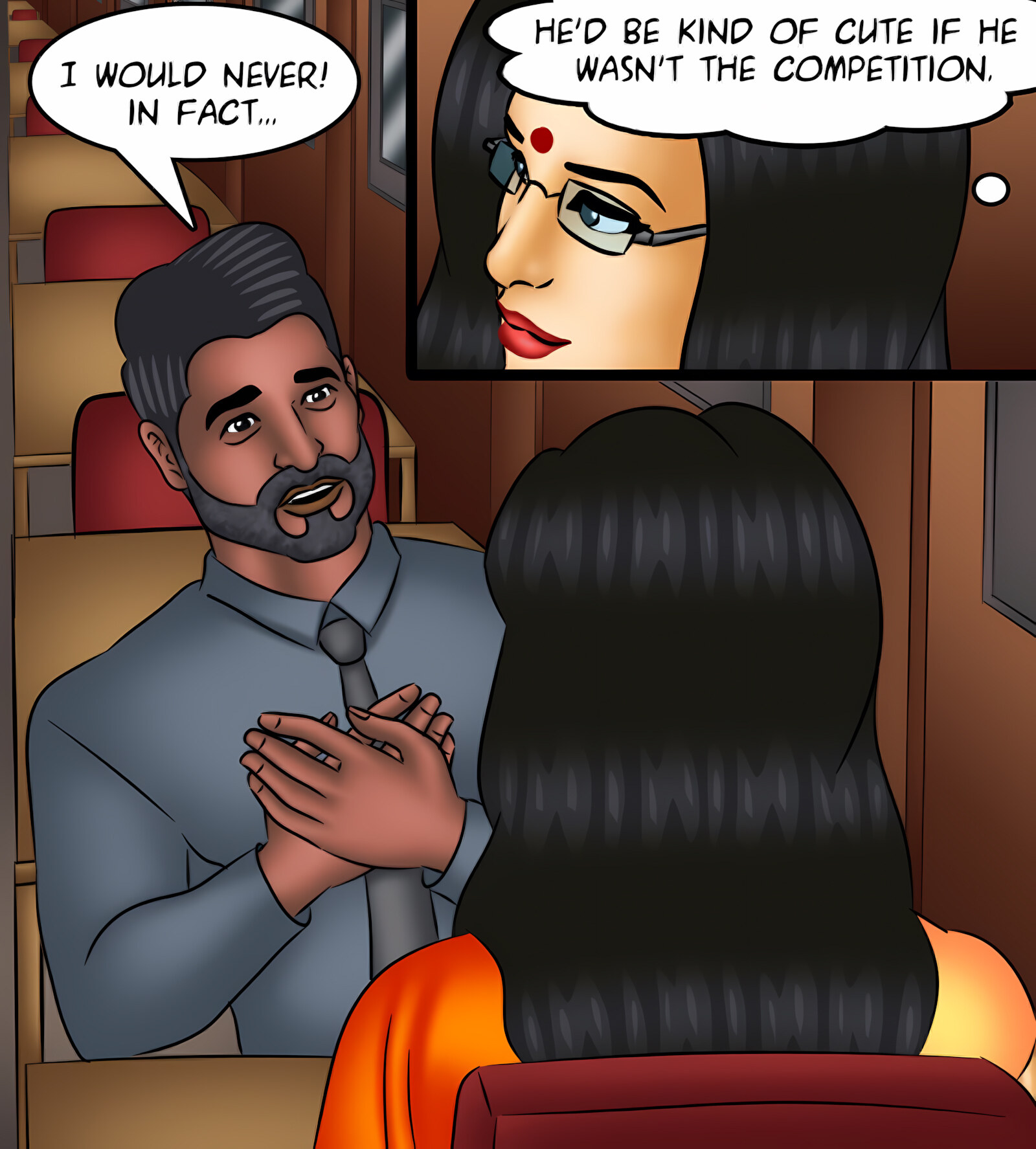 Savita Bhabhi 131-140 [Kirtu], Savita Bhabhi 131 - Know Your Enemy, page 50 of 143