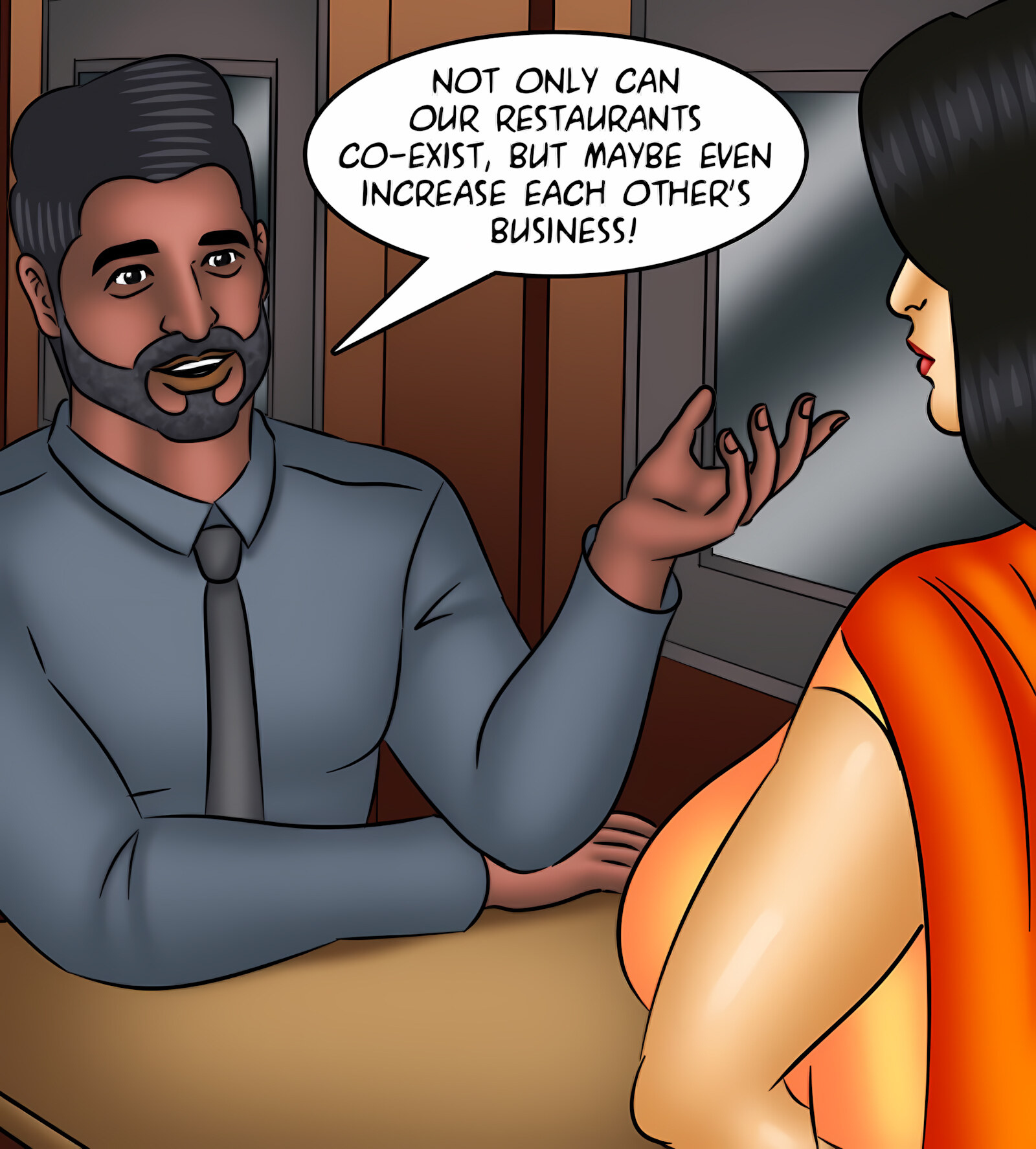 Savita Bhabhi 131-140 [Kirtu], Savita Bhabhi 131 - Know Your Enemy, page 51 of 143