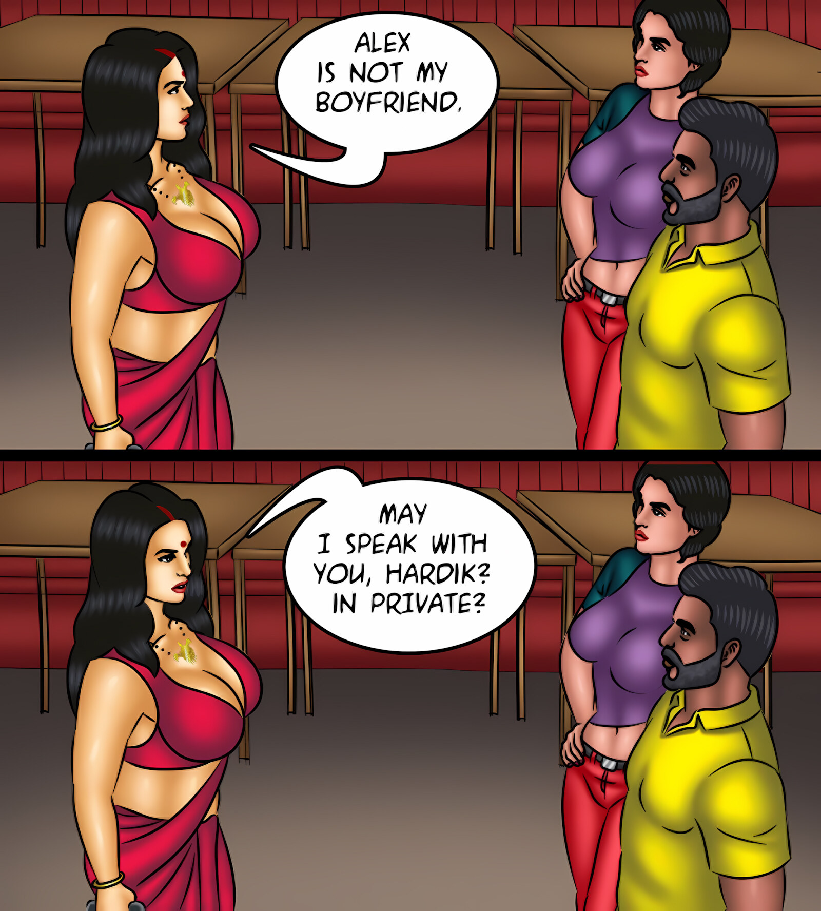Savita Bhabhi 131-140 [Kirtu], Savita Bhabhi 131 - Know Your Enemy, page 81 of 143