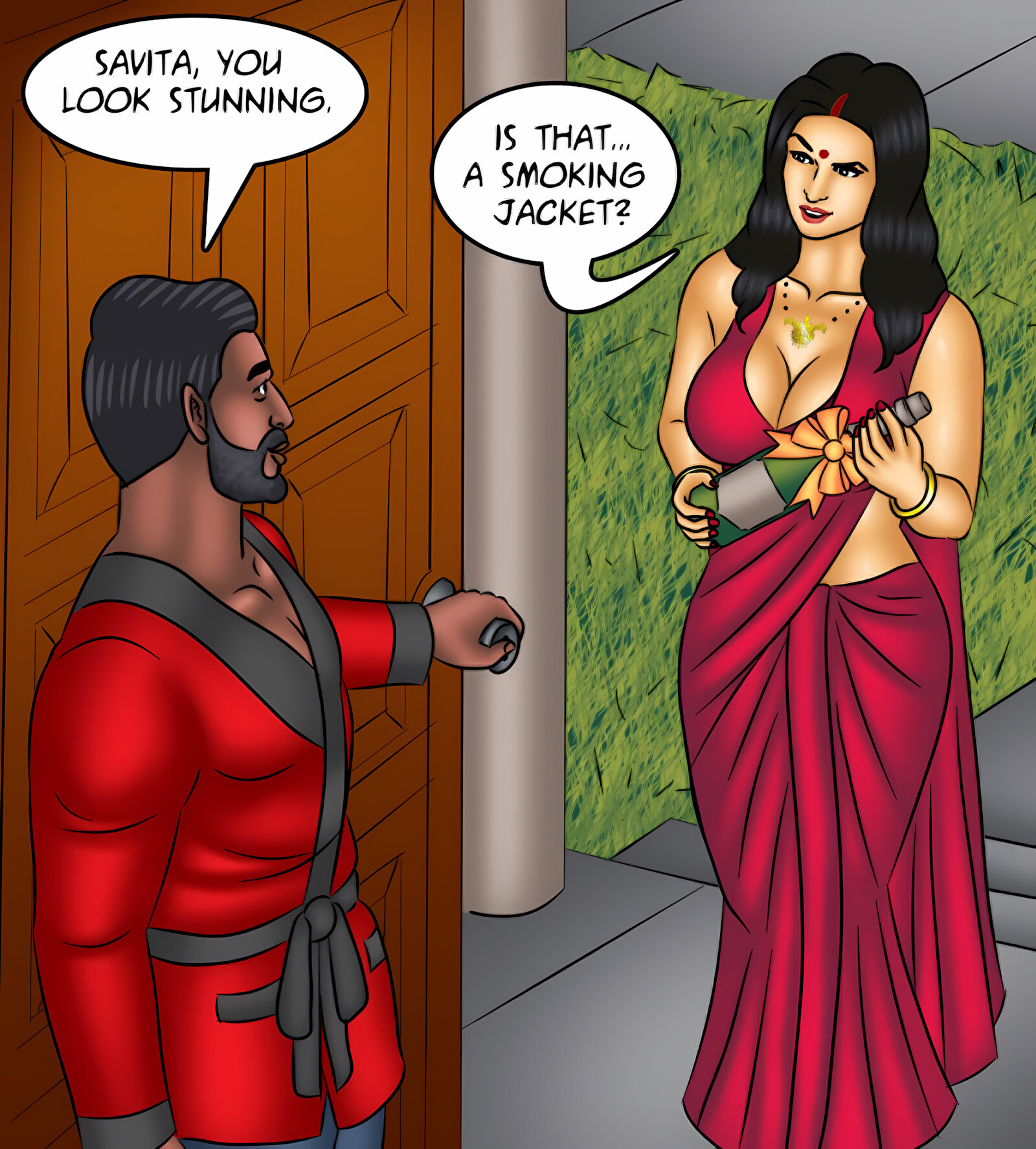 Savita Bhabhi 131-140 [Kirtu], Savita Bhabhi 131 - Know Your Enemy, page 92 of 143