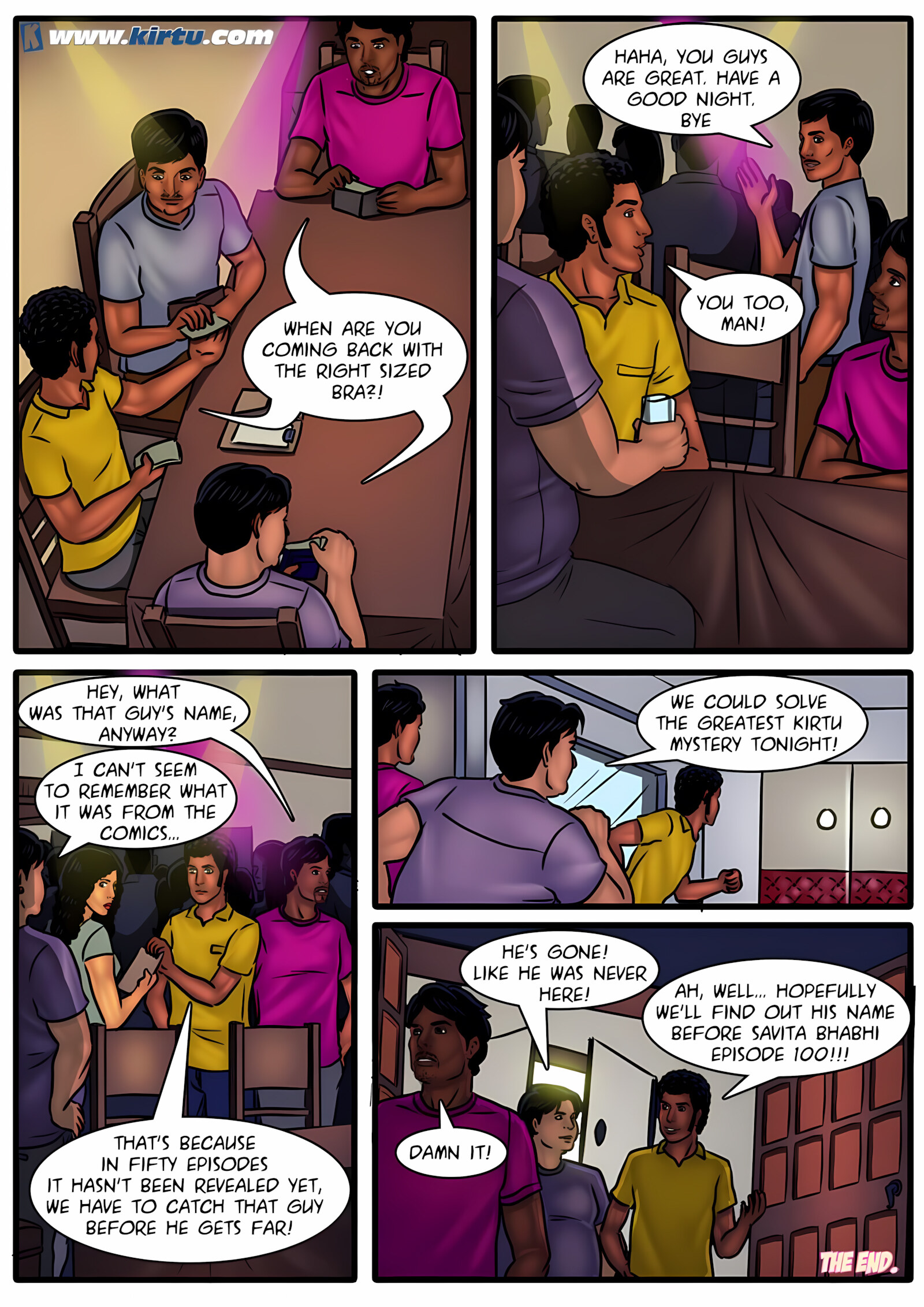 Savita Bhabhi 41-50 [Kirtu], Savita Bhabhi 50 - Back to the Beginning, page 31 of 31