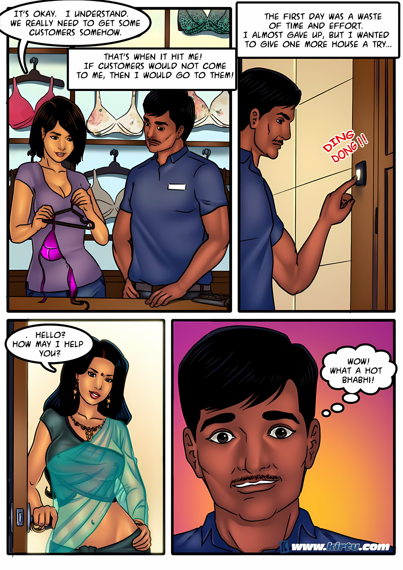 Savita Bhabhi 41-50 [Kirtu], Savita Bhabhi 50 - Back to the Beginning, page 5 of 31