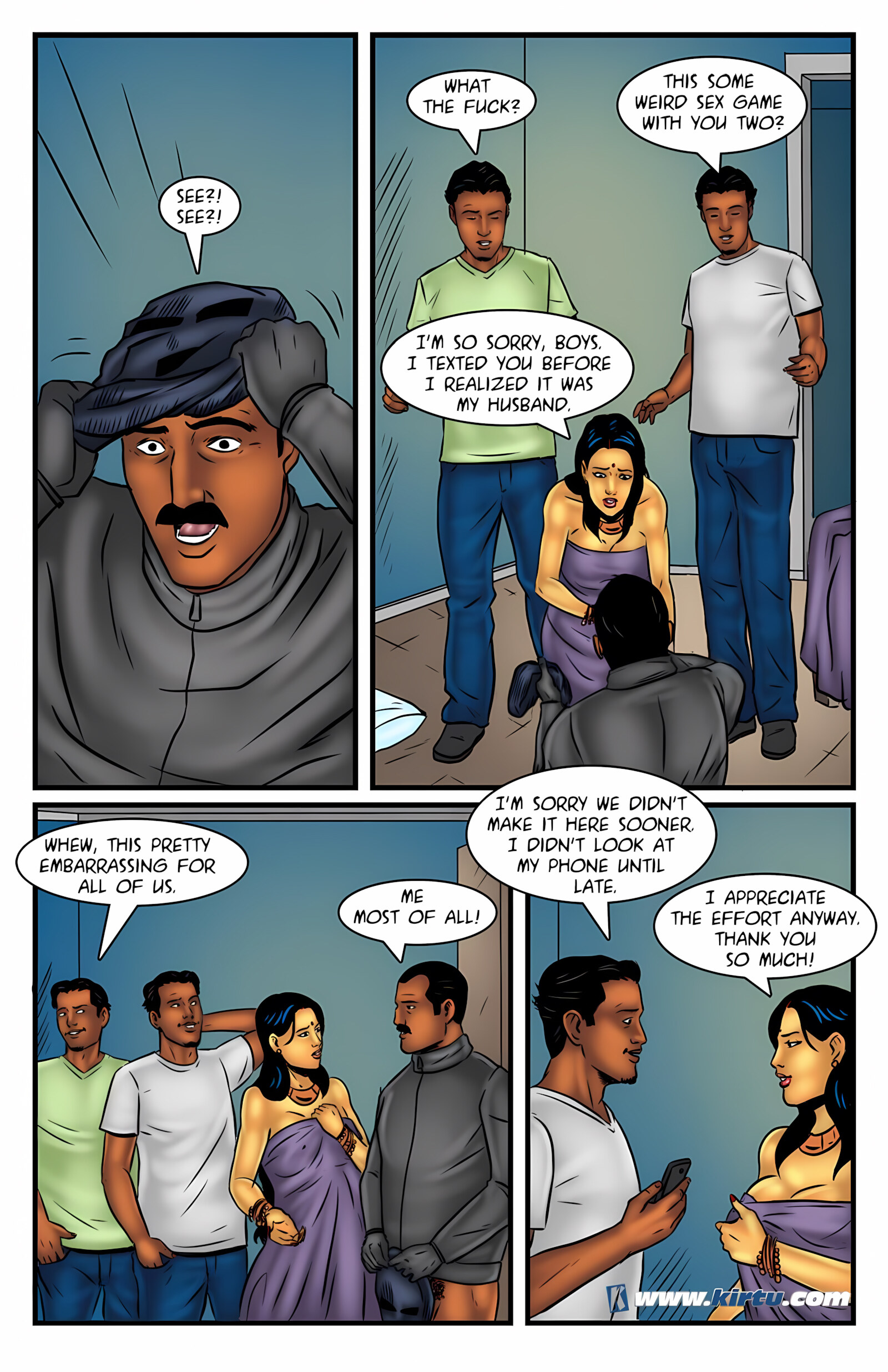Savita Bhabhi 41-50 [Kirtu], Savita Bhabhi 49 - Bedroom Intruder, page 30 of 31