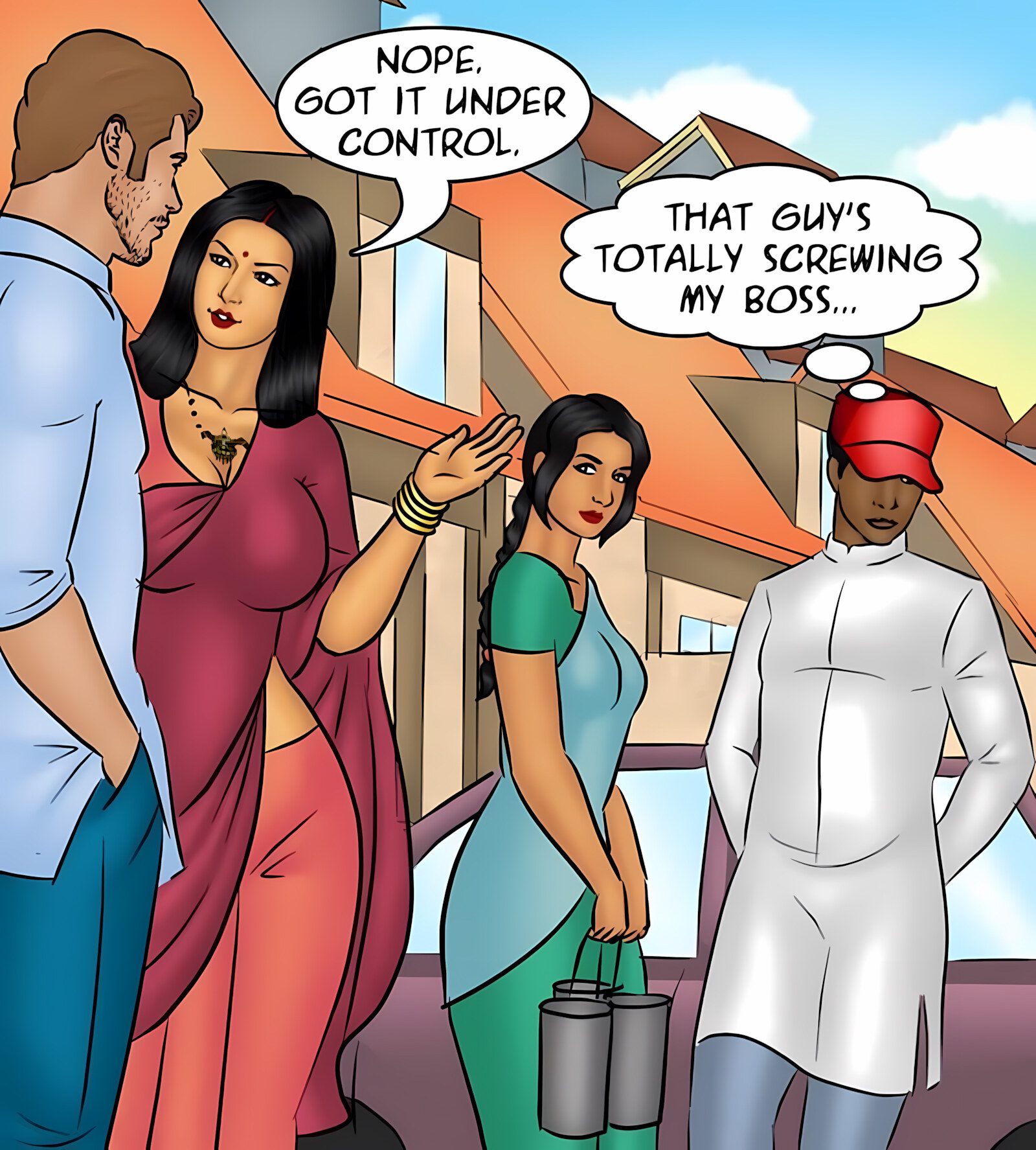 Savita Bhabhi 81-90 [Kirtu], Savita Bhabhi 90 - Helping Hands, page 5 of 147