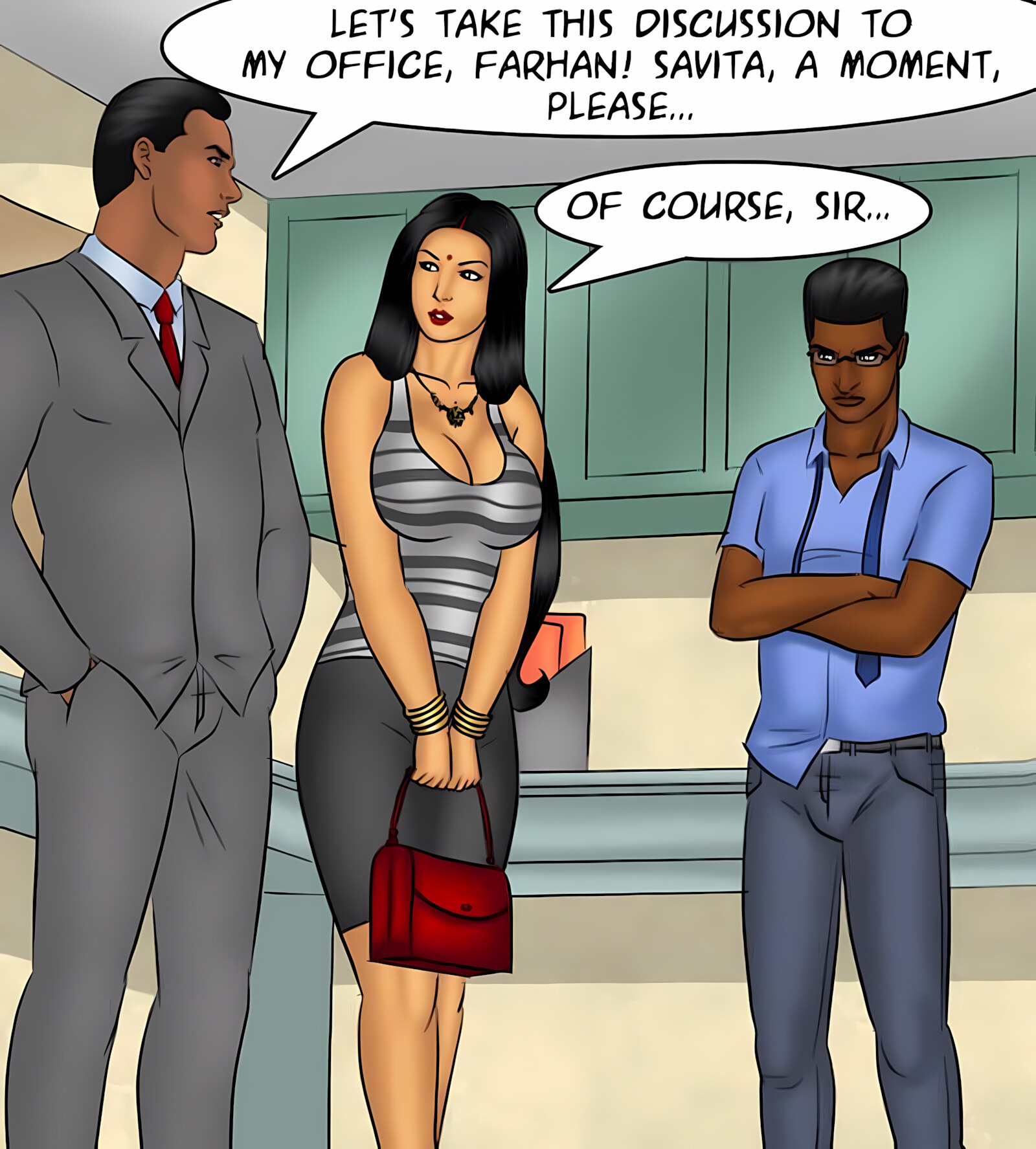 Savita Bhabhi 81-90 [Kirtu], Savita Bhabhi 86 - Employee Of The Month, page 17 of 138