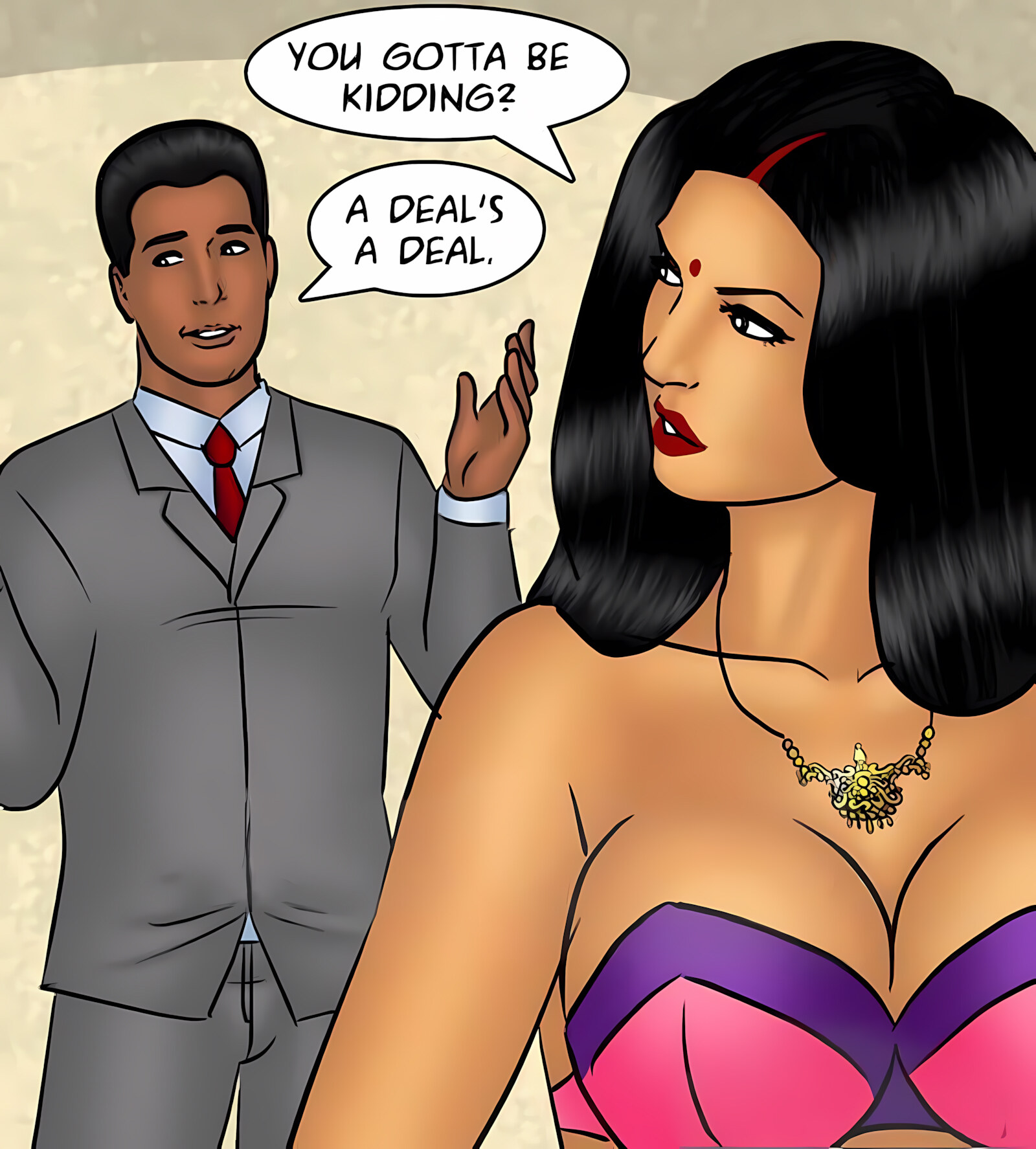 Savita Bhabhi 81-90 [Kirtu], Savita Bhabhi 86 - Employee Of The Month, page 89 of 138