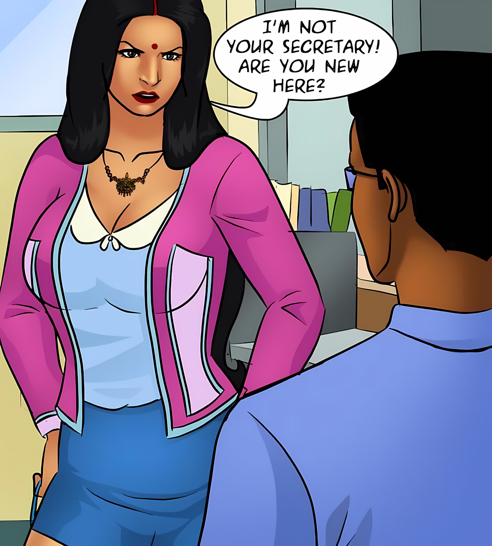 Savita Bhabhi 81-90 [Kirtu], Savita Bhabhi 85 - Back To Work, page 13 of 137