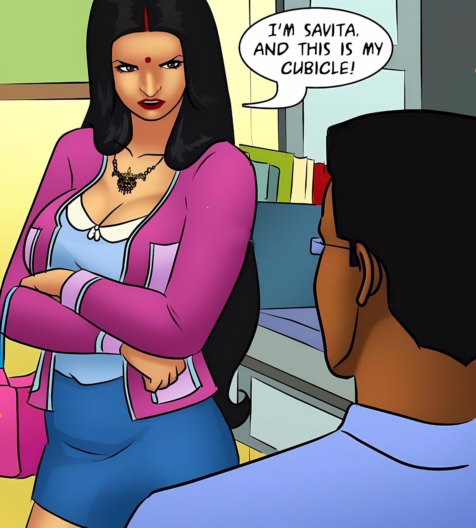 Savita Bhabhi 81-90 [Kirtu], Savita Bhabhi 85 - Back To Work, page 16 of 137