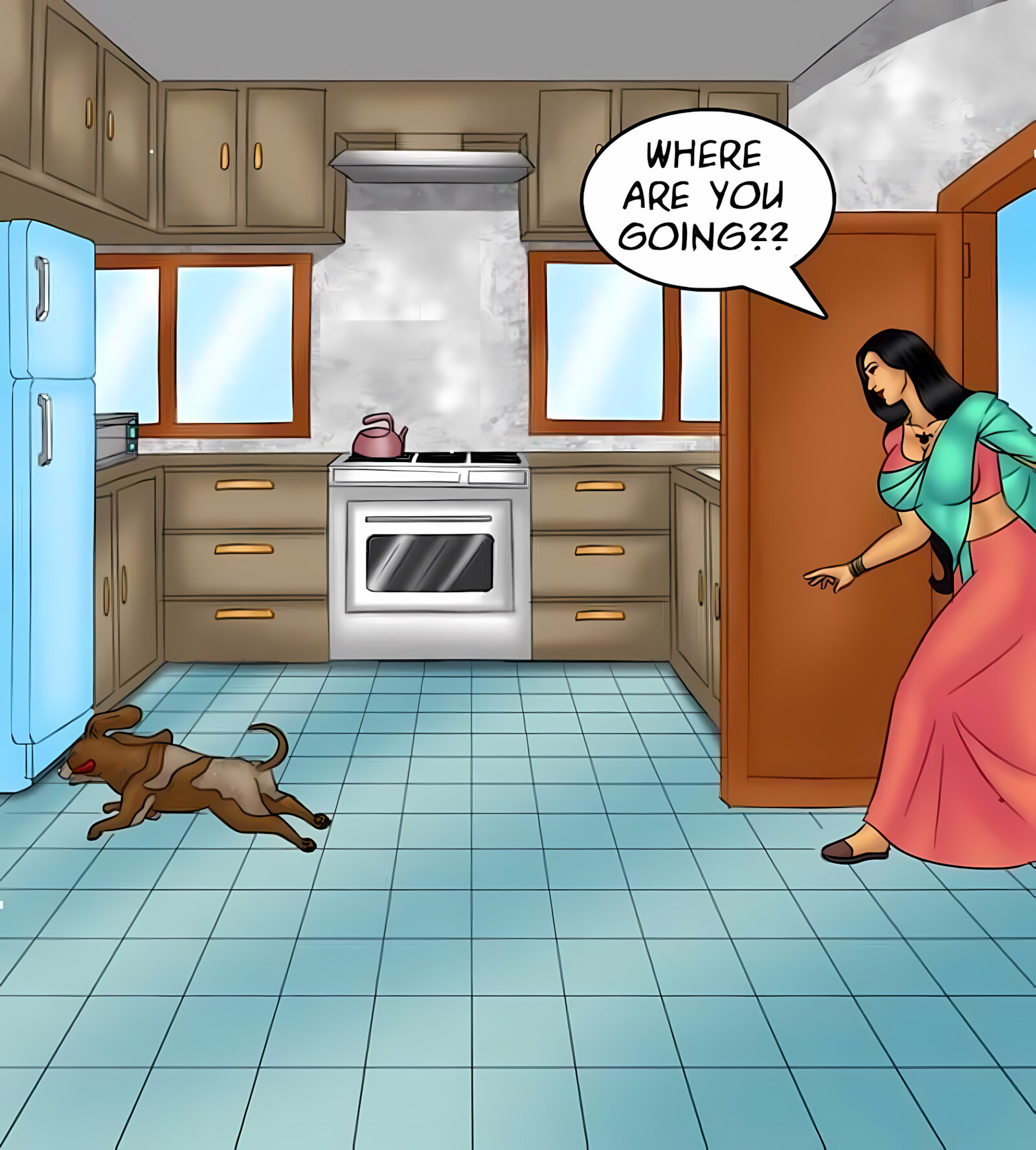 Savita Bhabhi 81-90 [Kirtu], Savita Bhabhi 84 - Doggy Style, page 14 of 134