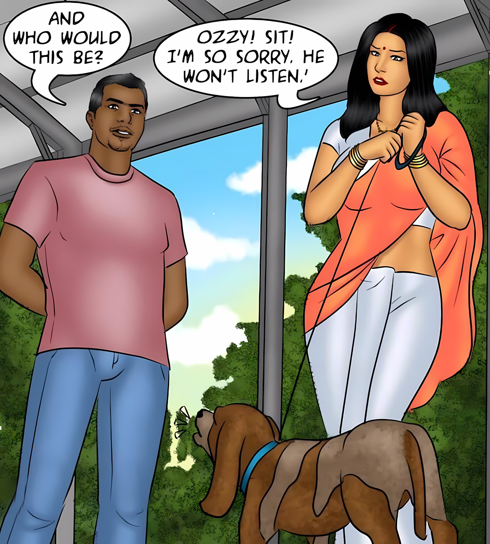 Savita Bhabhi 81-90 [Kirtu], Savita Bhabhi 84 - Doggy Style, page 58 of 134