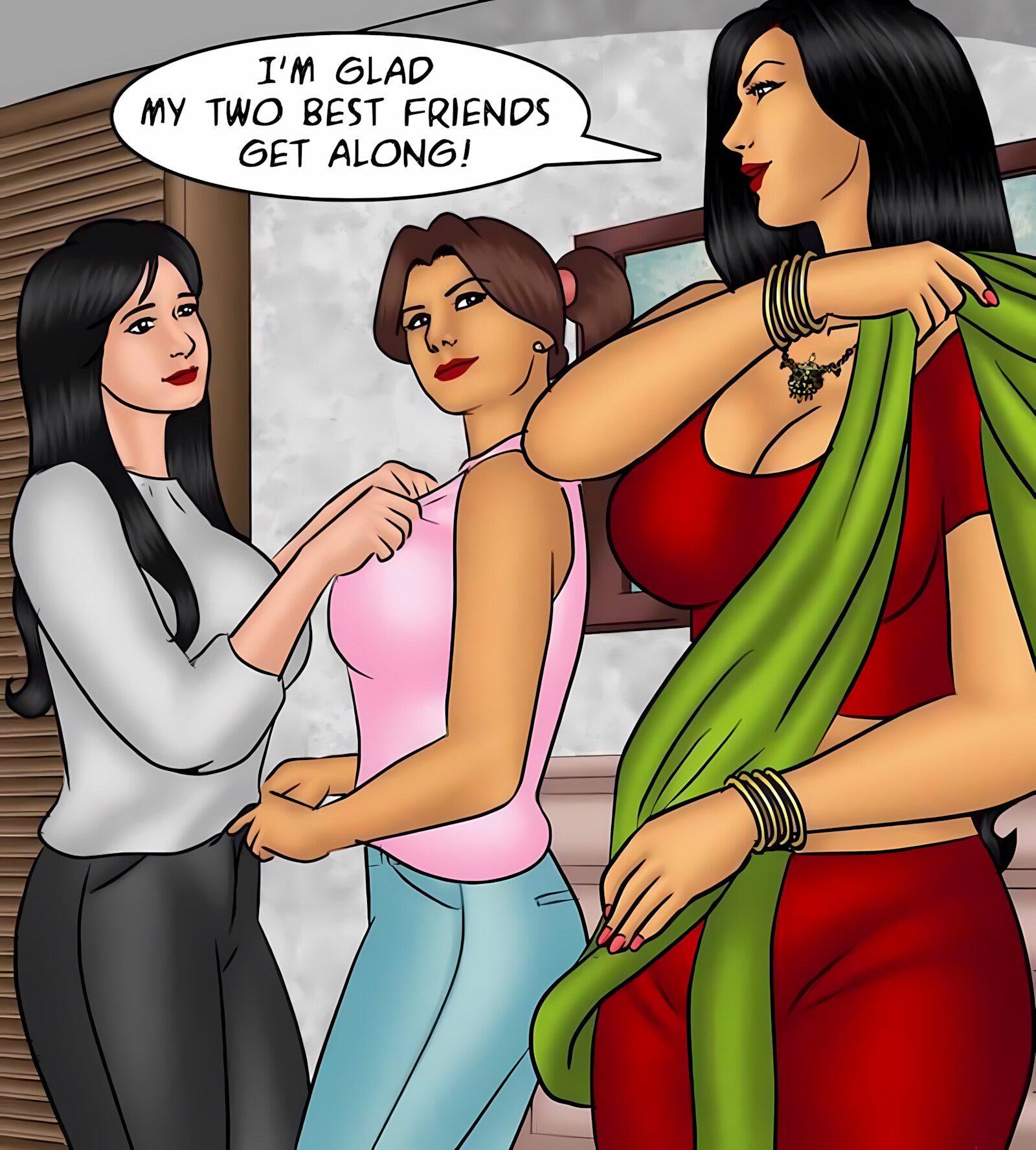 Savita Bhabhi 81-90 [Kirtu], Savita Bhabhi 83 - Girls Day Out, page 137 of 141