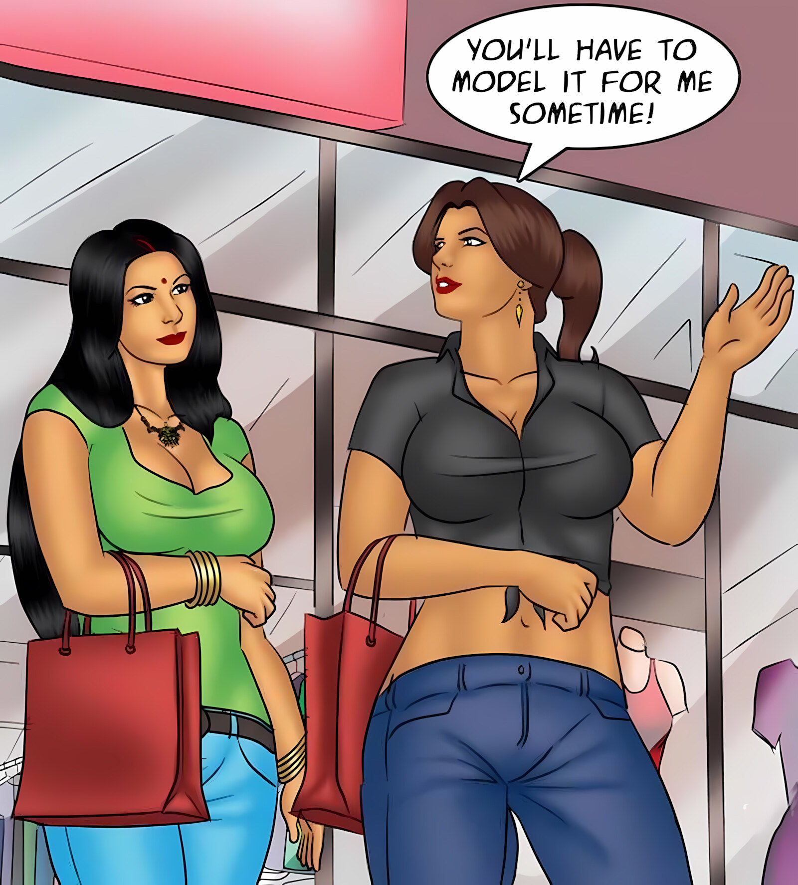 Savita Bhabhi 81-90 [Kirtu], Savita Bhabhi 83 - Girls Day Out, page 16 of 141