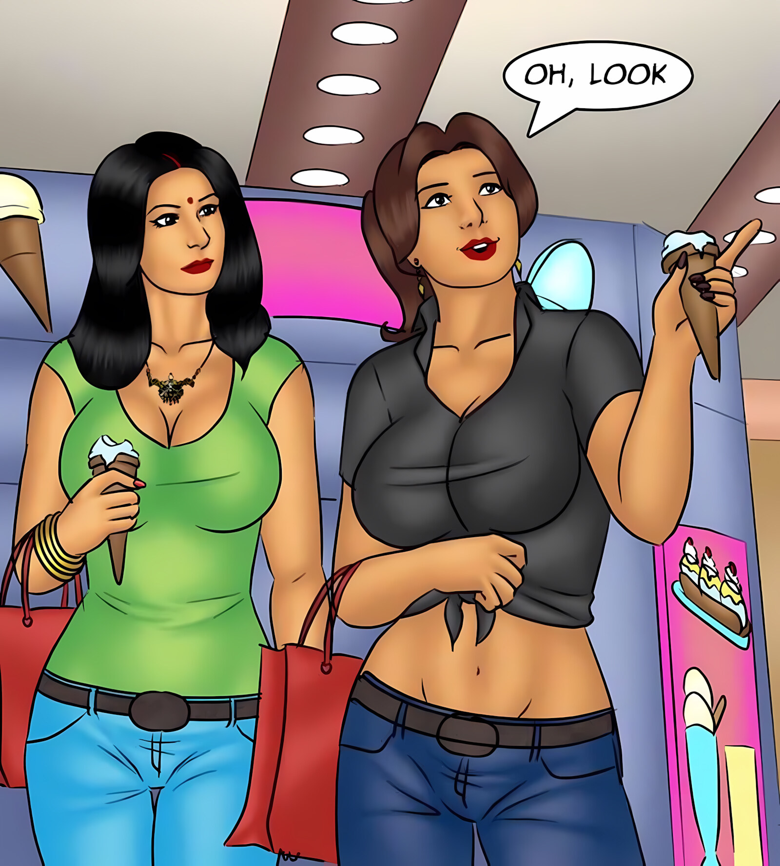 Savita Bhabhi 81-90 [Kirtu], Savita Bhabhi 83 - Girls Day Out, page 23 of 141