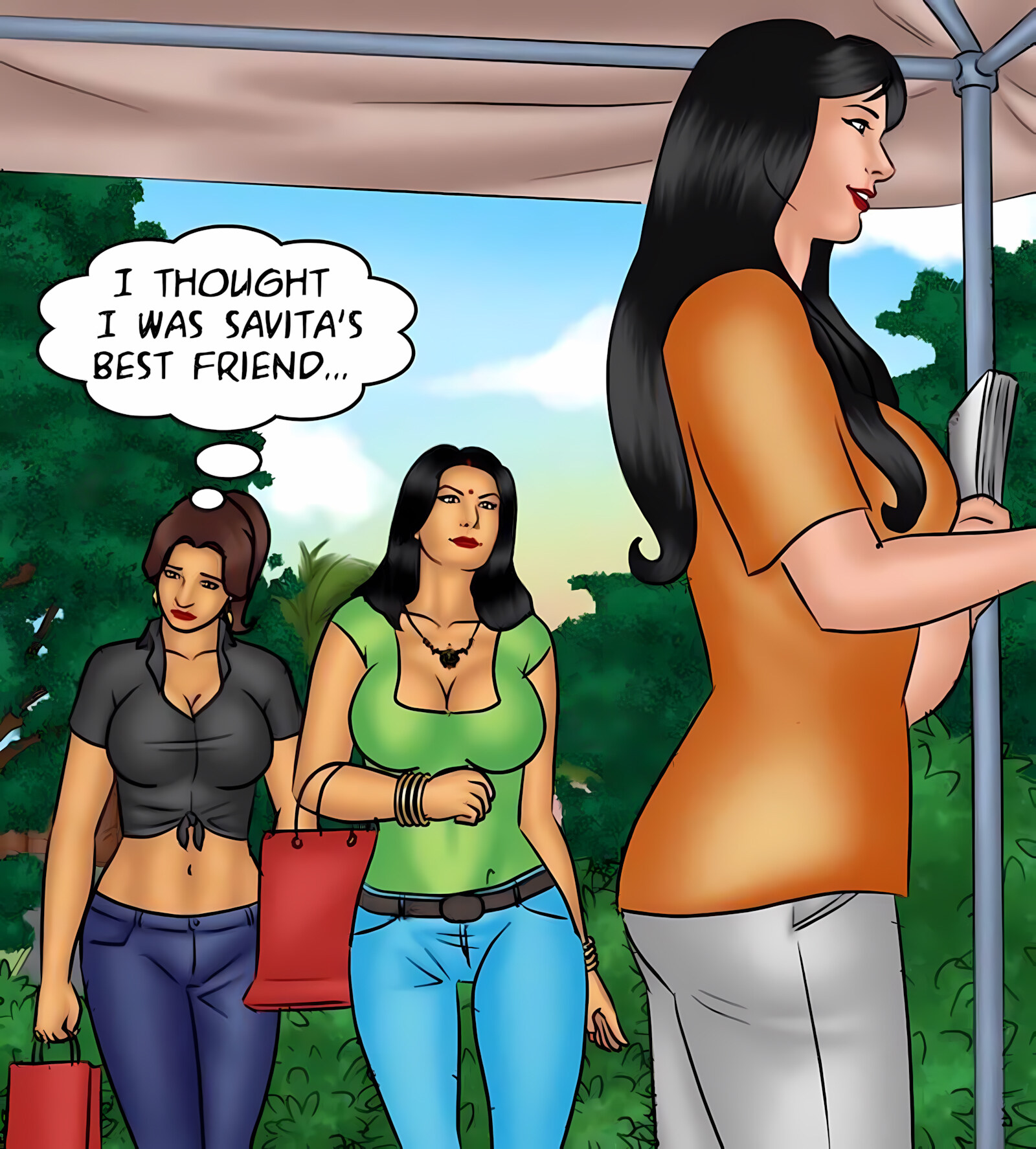 Savita Bhabhi 81-90 [Kirtu], Savita Bhabhi 83 - Girls Day Out, page 43 of 141