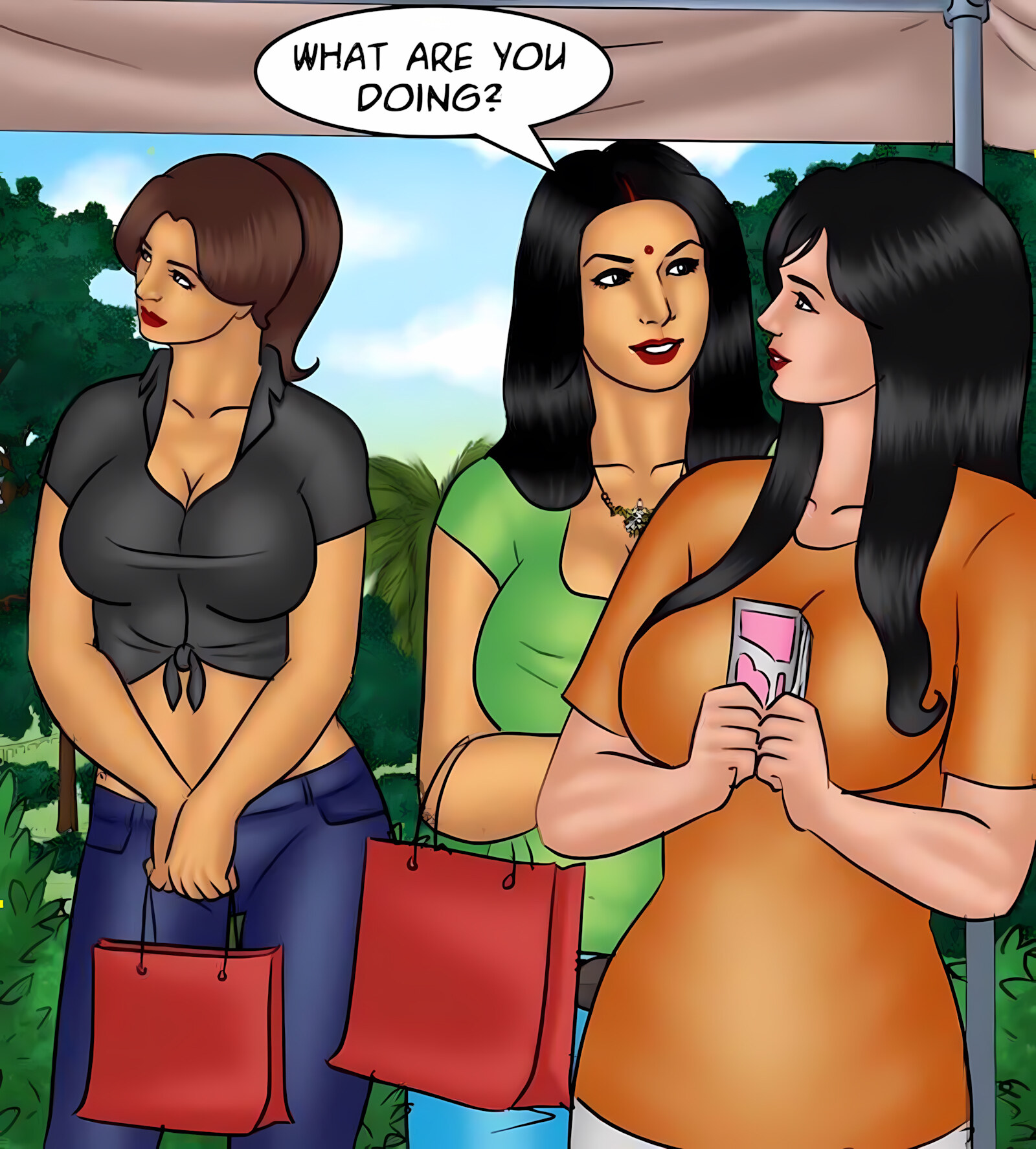 Savita Bhabhi 81-90 [Kirtu], Savita Bhabhi 83 - Girls Day Out, page 46 of 141