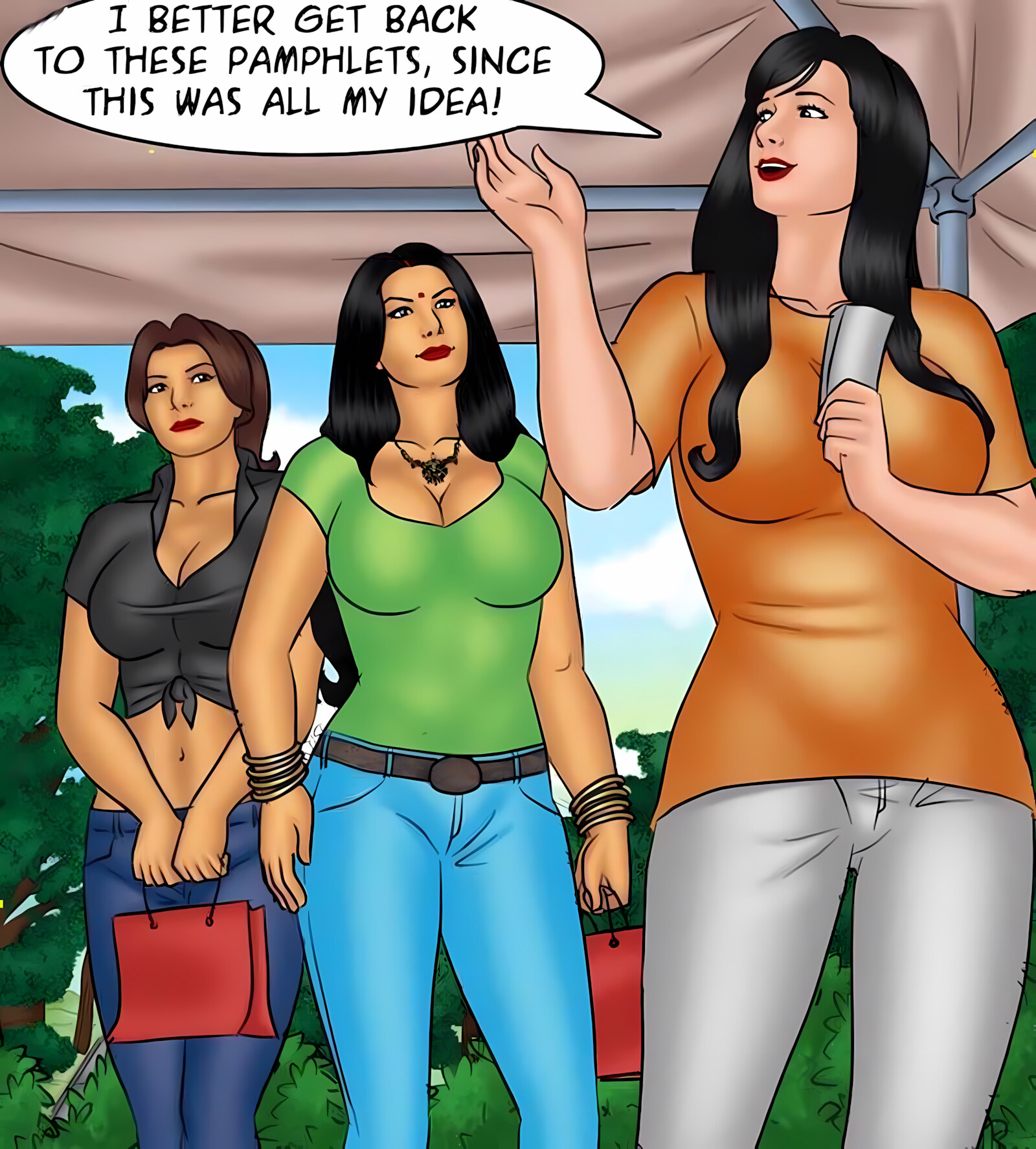 Savita Bhabhi 81-90 [Kirtu], Savita Bhabhi 83 - Girls Day Out, page 50 of 141