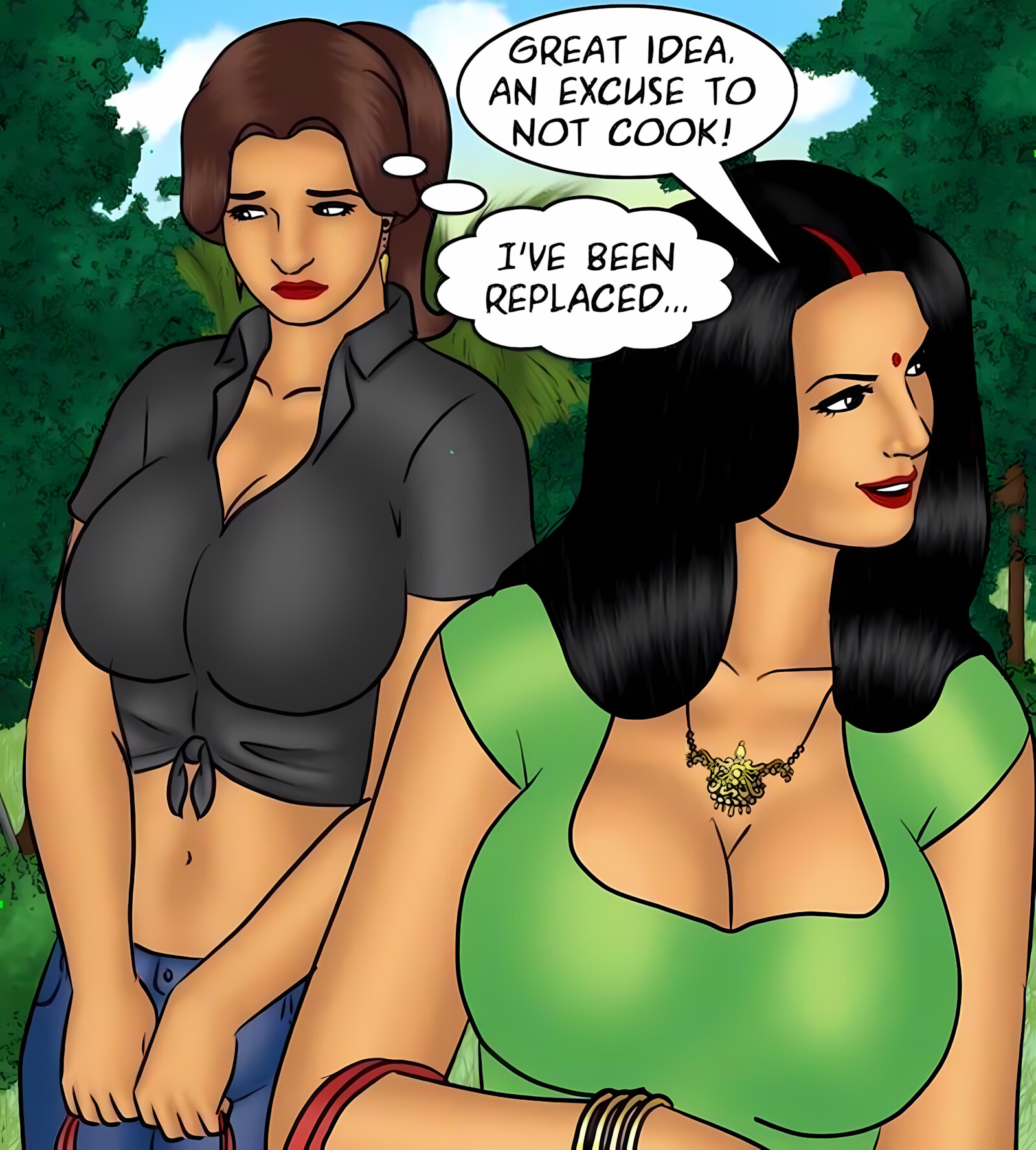 Savita Bhabhi 81-90 [Kirtu], Savita Bhabhi 83 - Girls Day Out, page 52 of 141