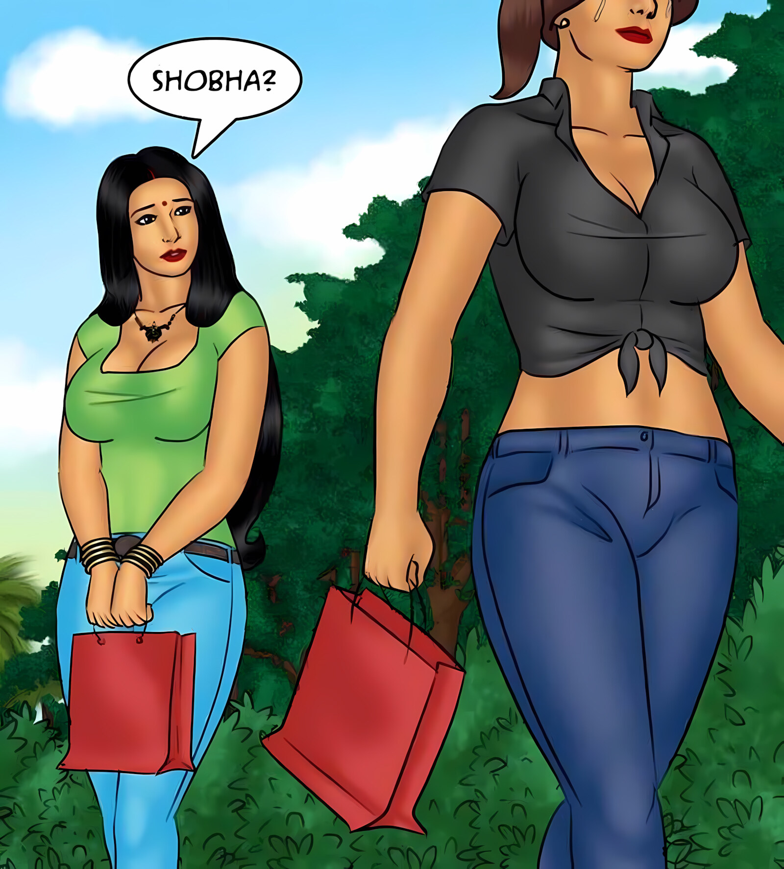 Savita Bhabhi 81-90 [Kirtu], Savita Bhabhi 83 - Girls Day Out, page 55 of 141