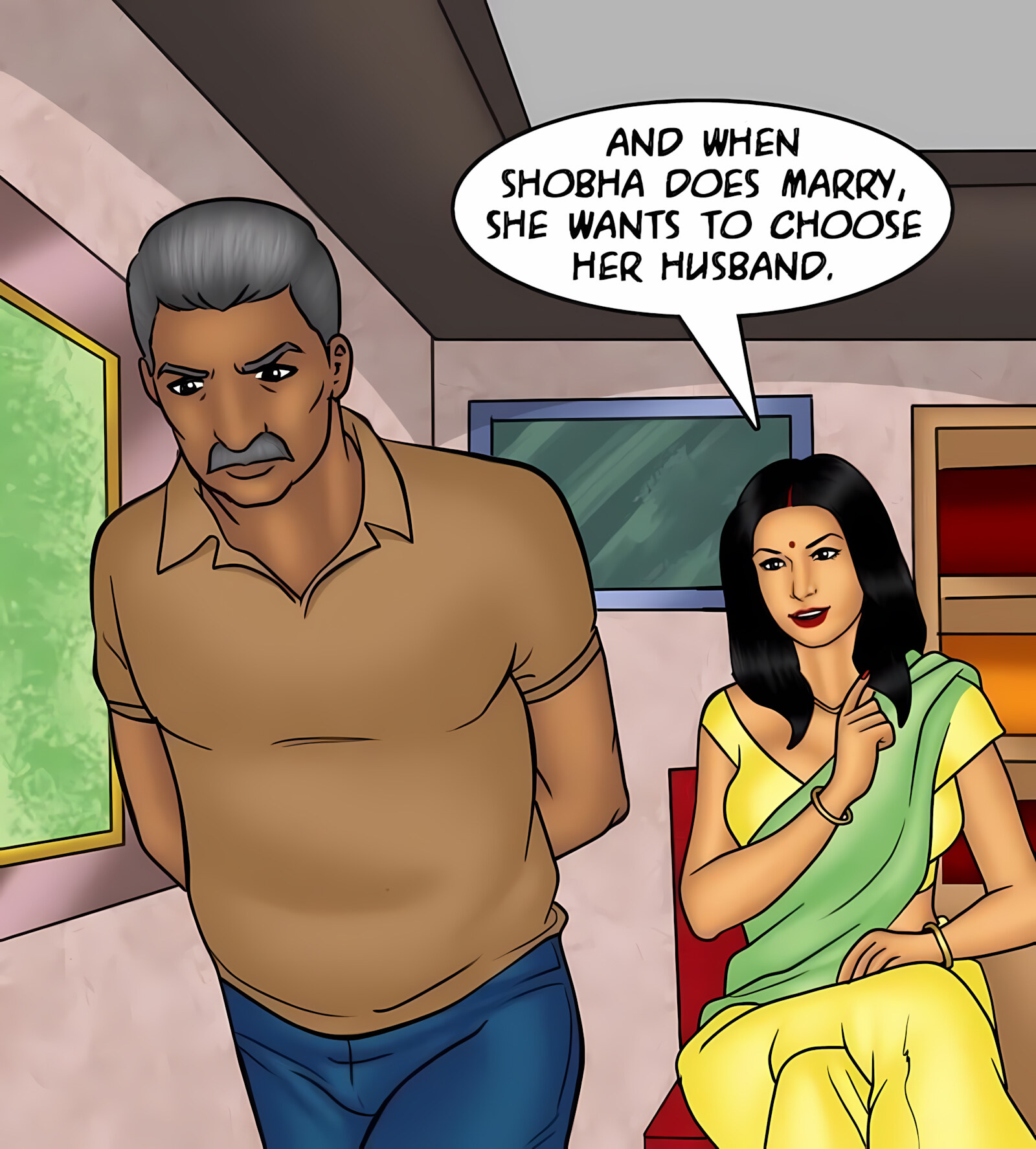 Savita Bhabhi 81-90 [Kirtu], Savita Bhabhi 82 - A Special Arrangement 2, page 34 of 136