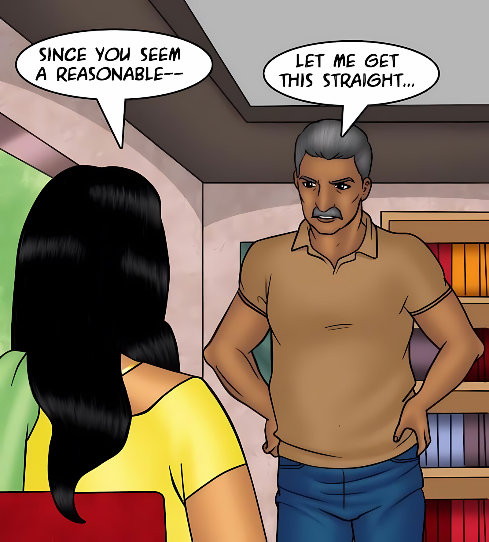 Savita Bhabhi 81-90 [Kirtu], Savita Bhabhi 82 - A Special Arrangement 2, page 35 of 136
