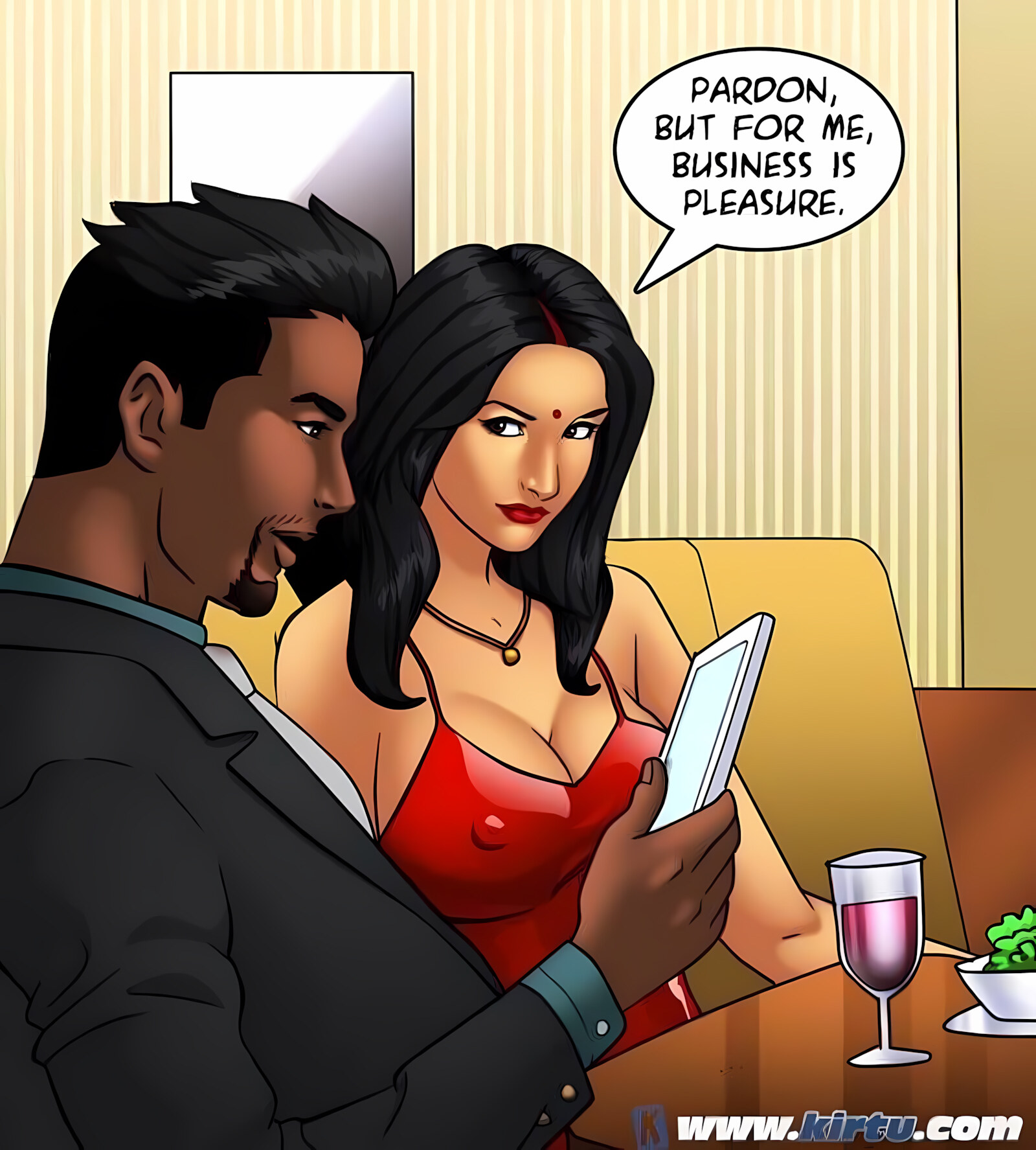 Savita Bhabhi 81-90 [Kirtu], Savita Bhabhi 81 - A Special Arrangement 1, page 44 of 136
