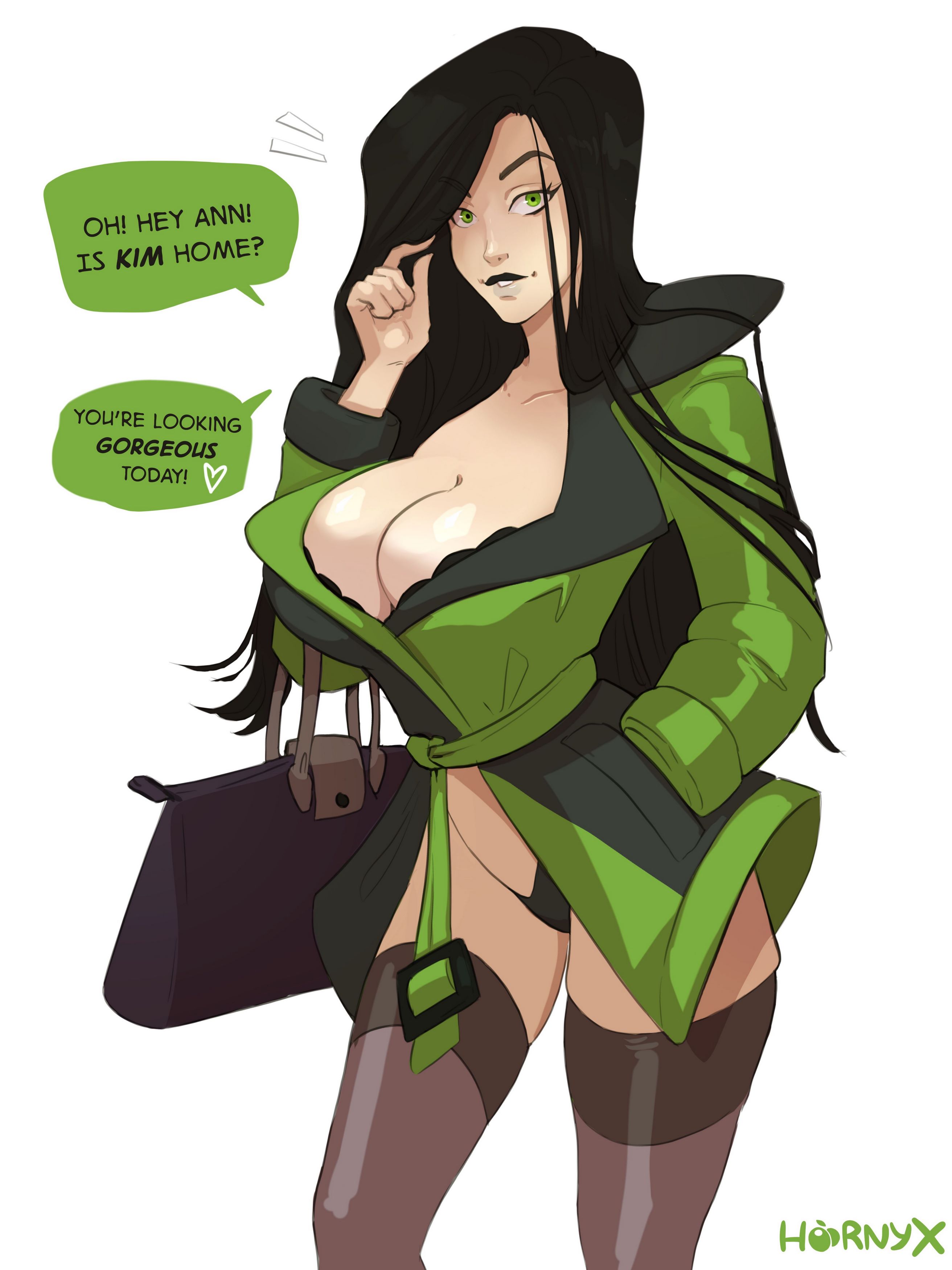 Shego and Ann Possible [Hornyx], Shego and Ann Possible, page 1 of 8
