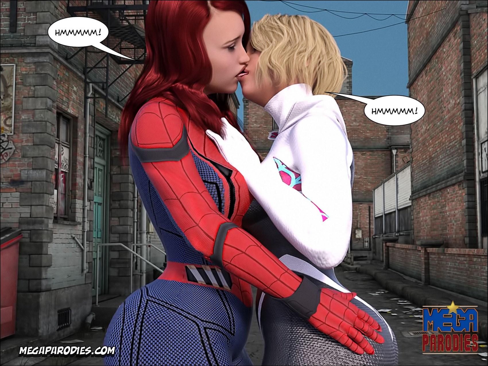 Spider-Gwen X Rhino [MegaParodies], Spider Gwen 3, page 52 of 53