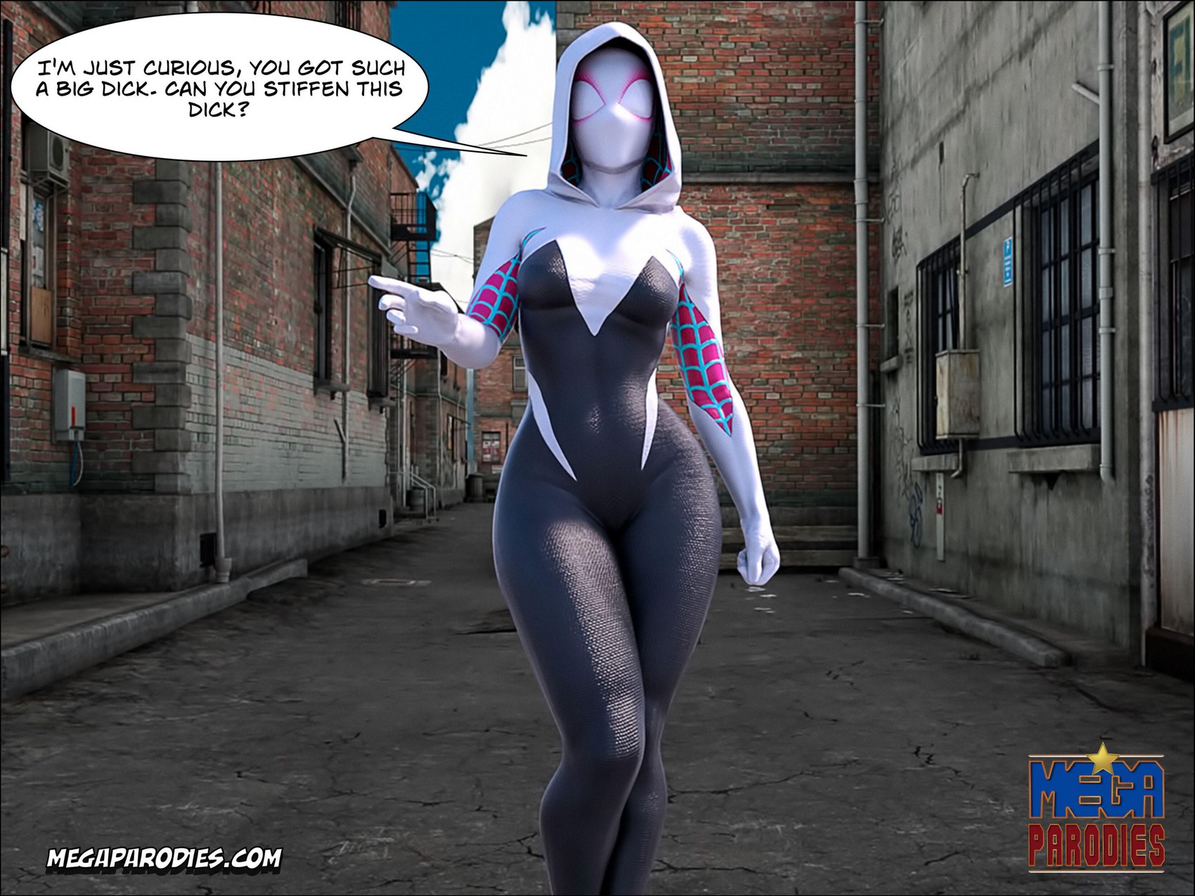 Spider-Gwen X Rhino [MegaParodies], Spider Gwen 2, page 2 of 56
