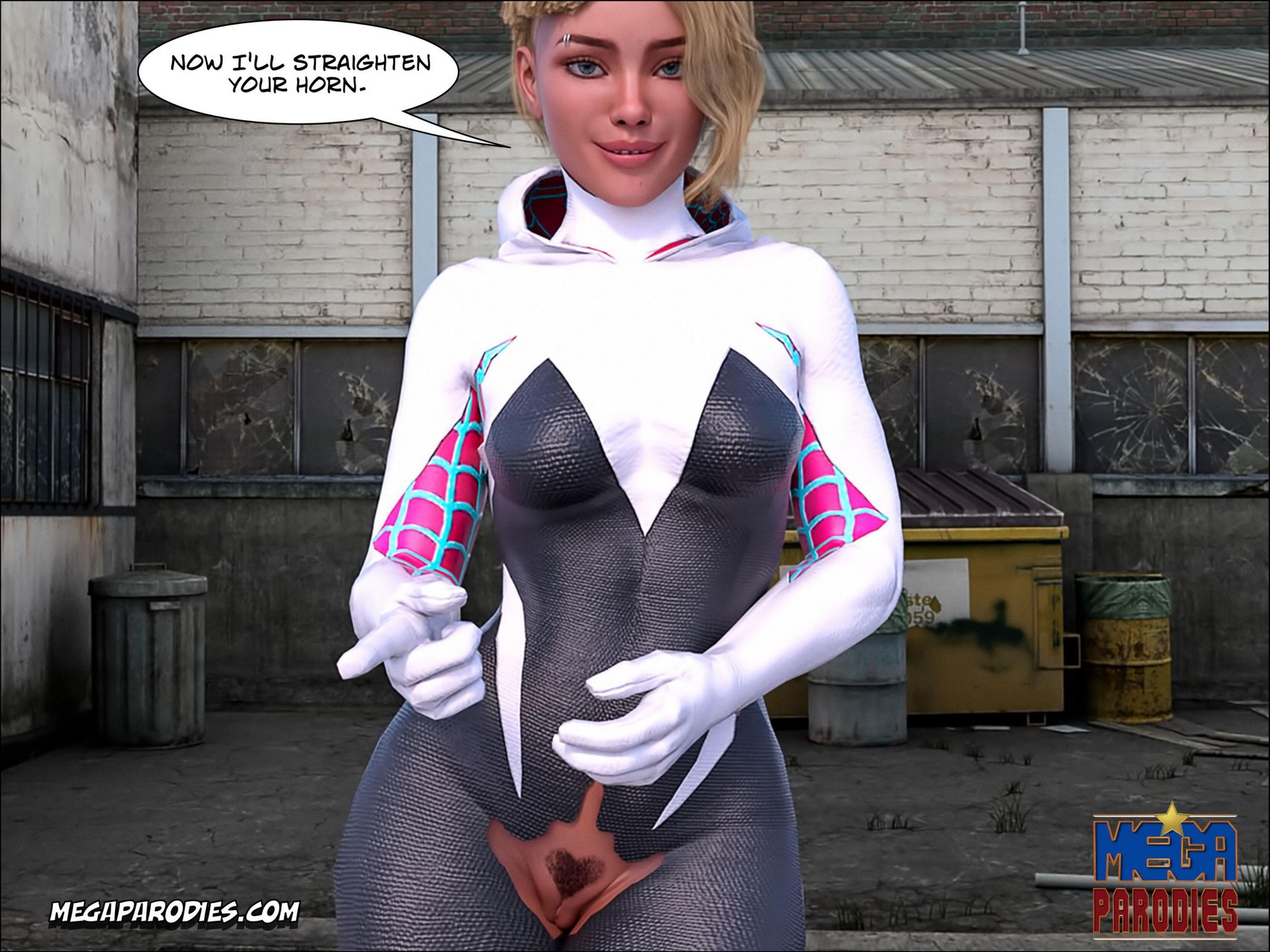 Spider-Gwen X Rhino [MegaParodies], Spider Gwen 2, page 45 of 56