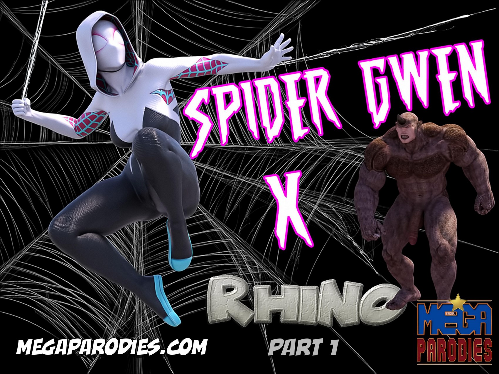 Spider-Gwen X Rhino [MegaParodies], Spider Gwen 1, page 1 of 65