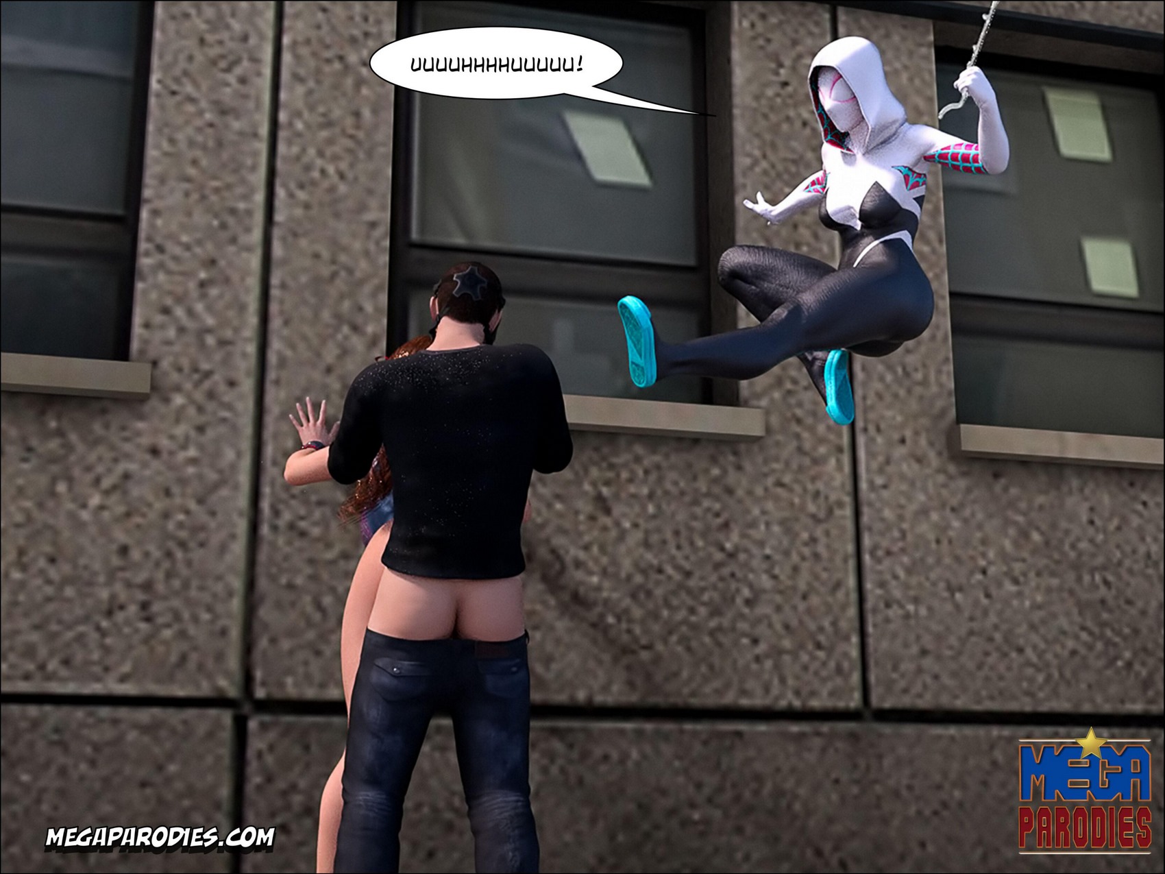 Spider-Gwen X Rhino [MegaParodies], Spider Gwen 1, page 13 of 65
