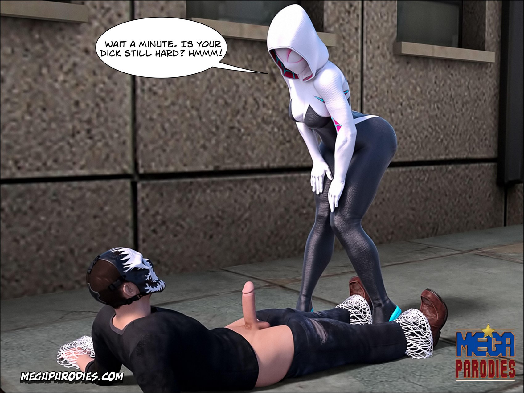 Spider-Gwen X Rhino [MegaParodies], Spider Gwen 1, page 21 of 65